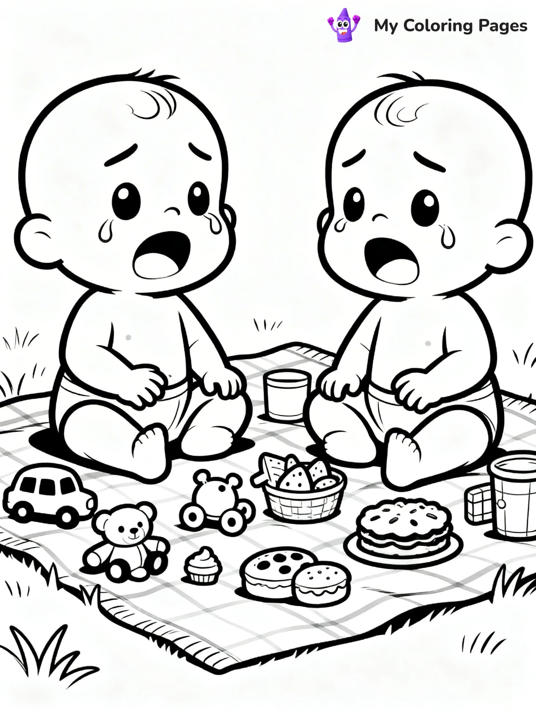 Cry Babies Coloring Pages - 4