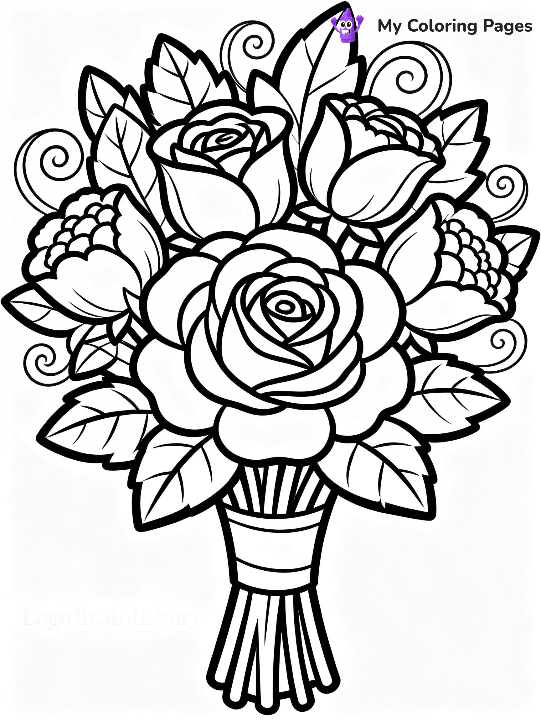 Bouquet Coloring Pages - 151