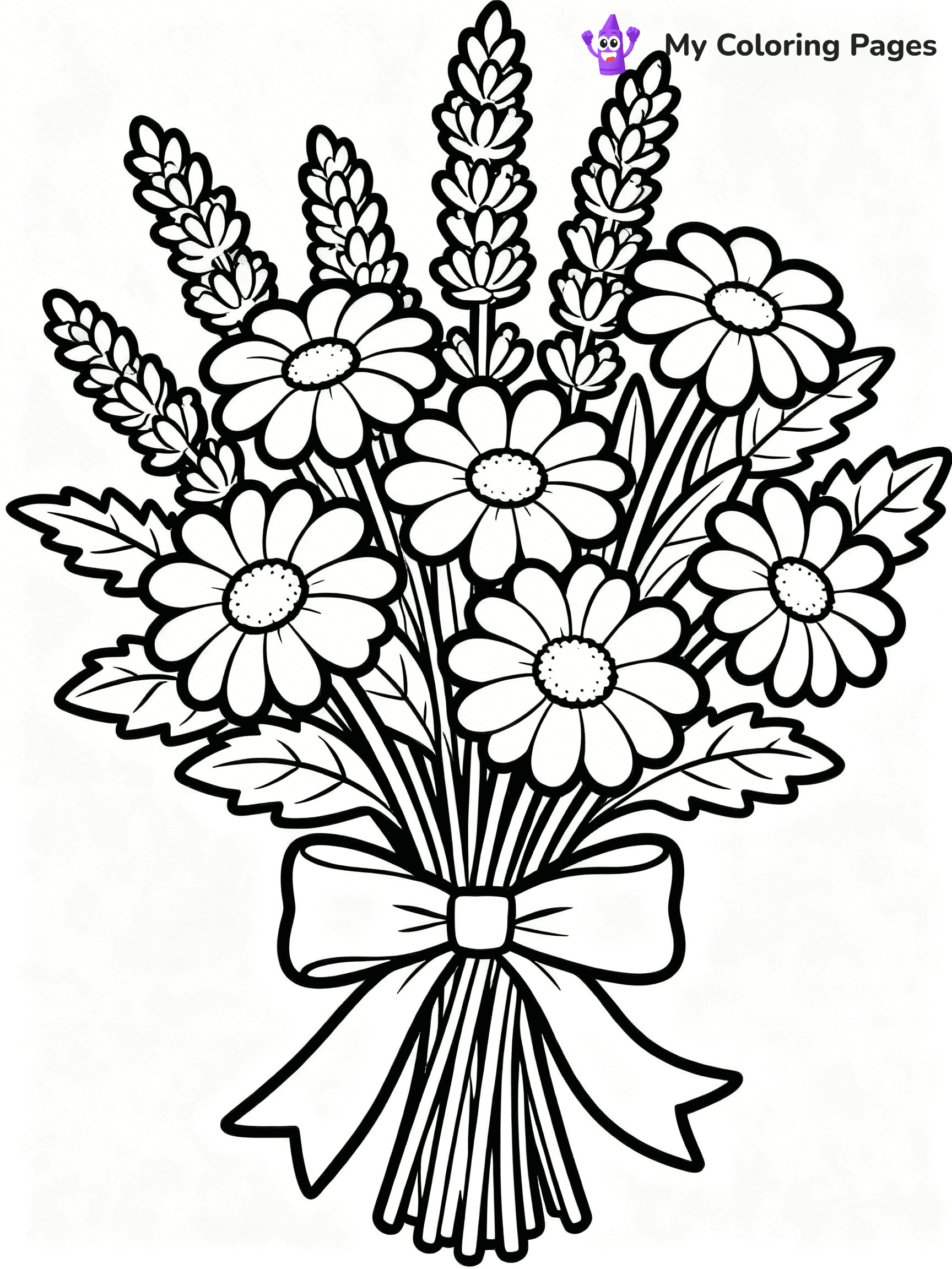 Bouquet Coloring Pages - 136