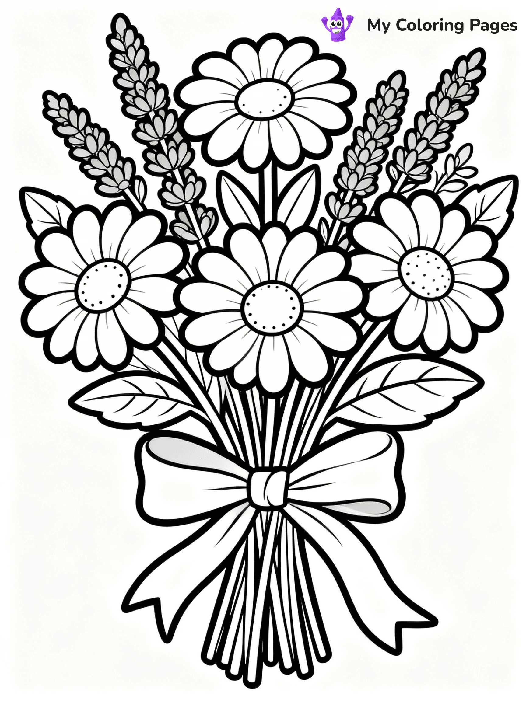 Bouquet Coloring Pages - 133