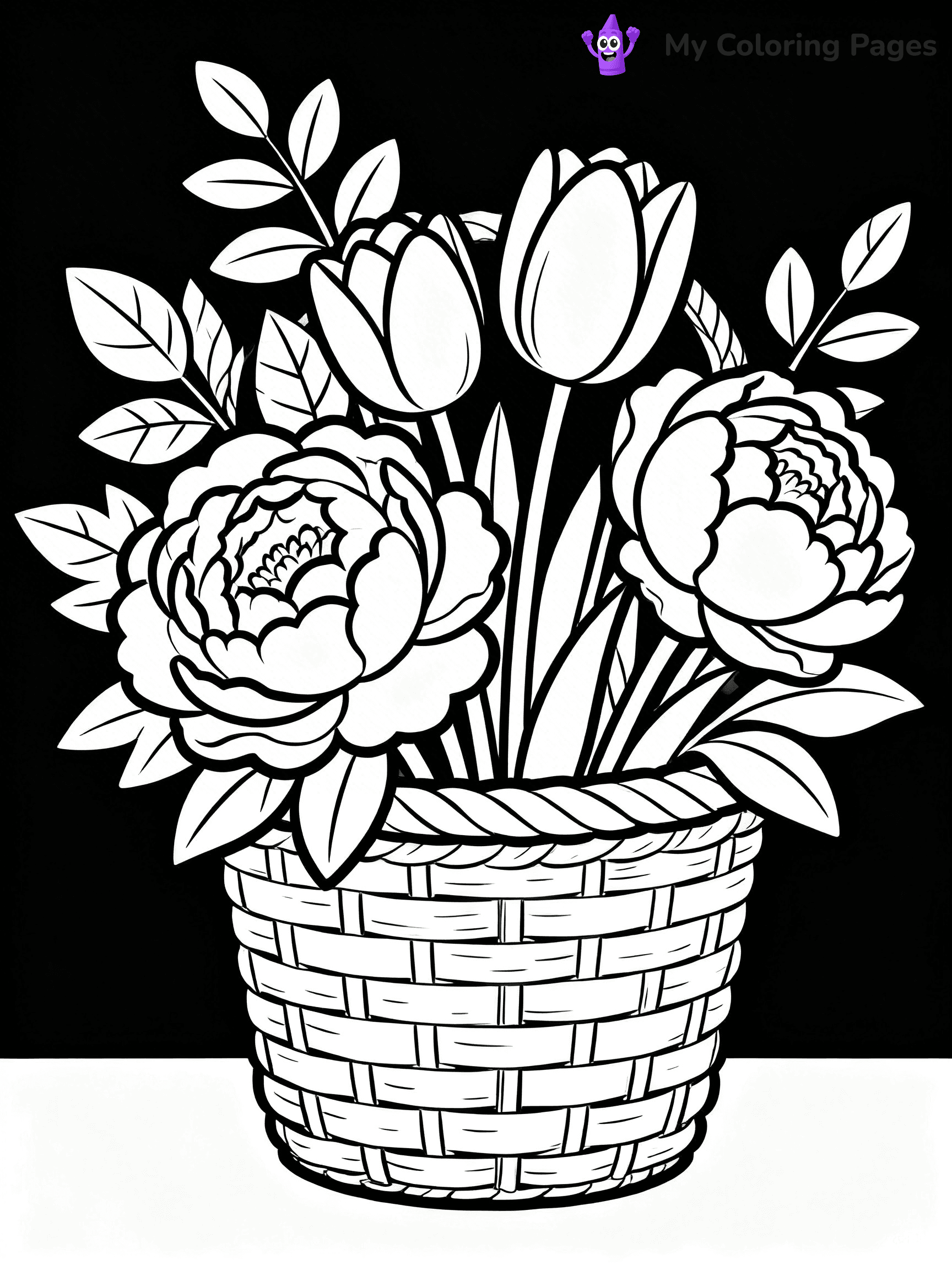 Bouquet Coloring Pages - 127
