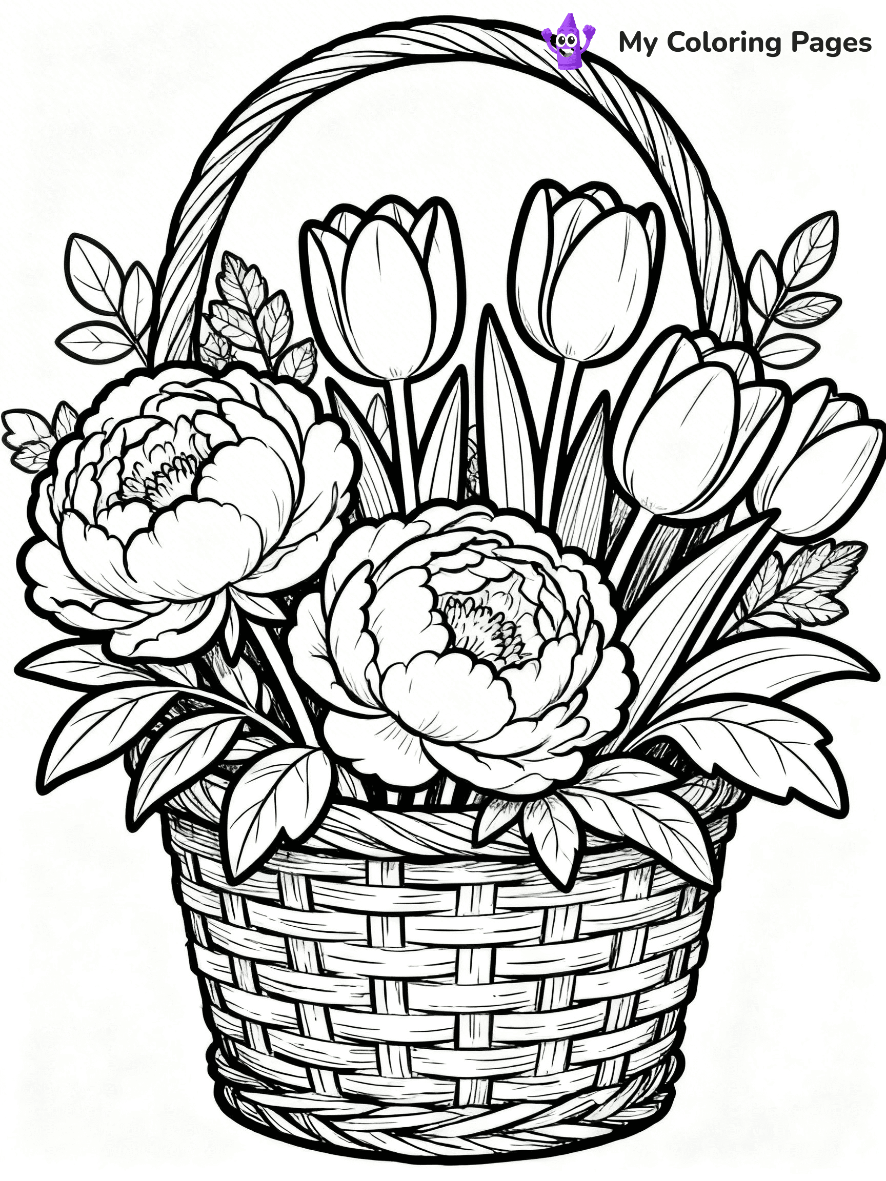 Bouquet Coloring Pages - 120