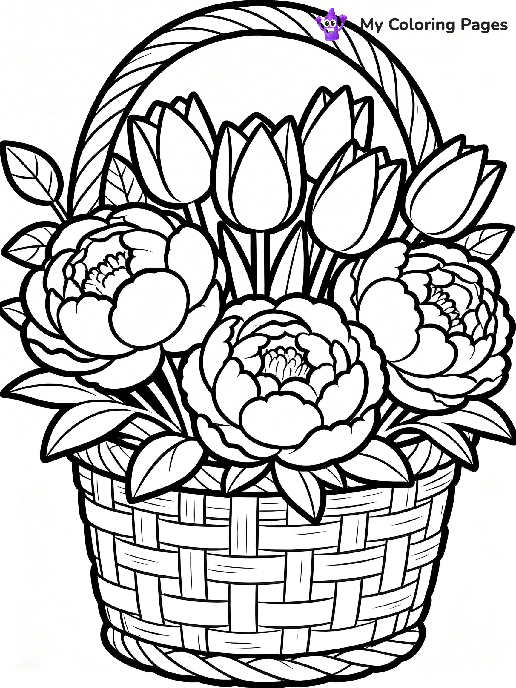 Bouquet Coloring Pages - 118