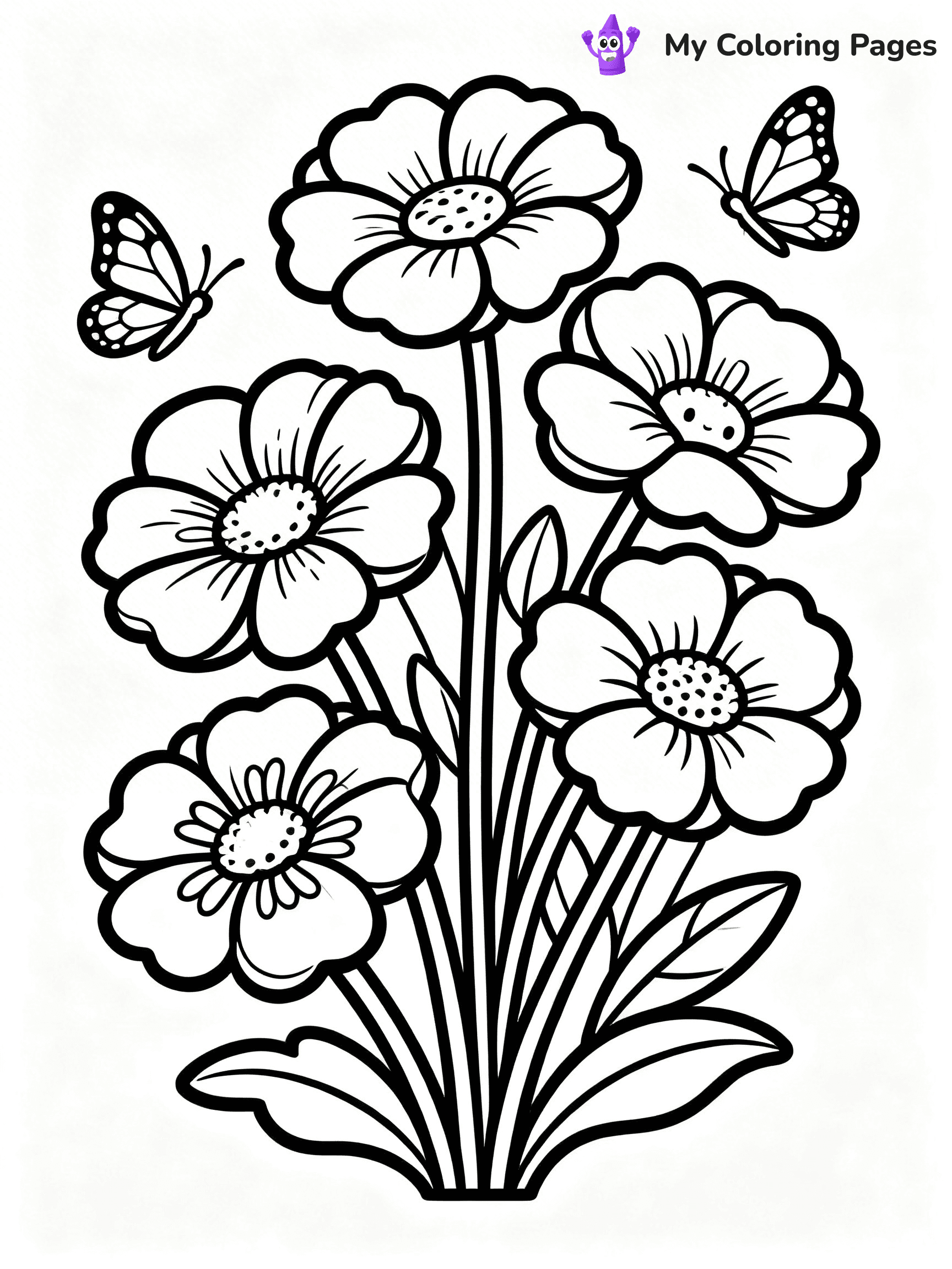 Bouquet Coloring Pages - 113