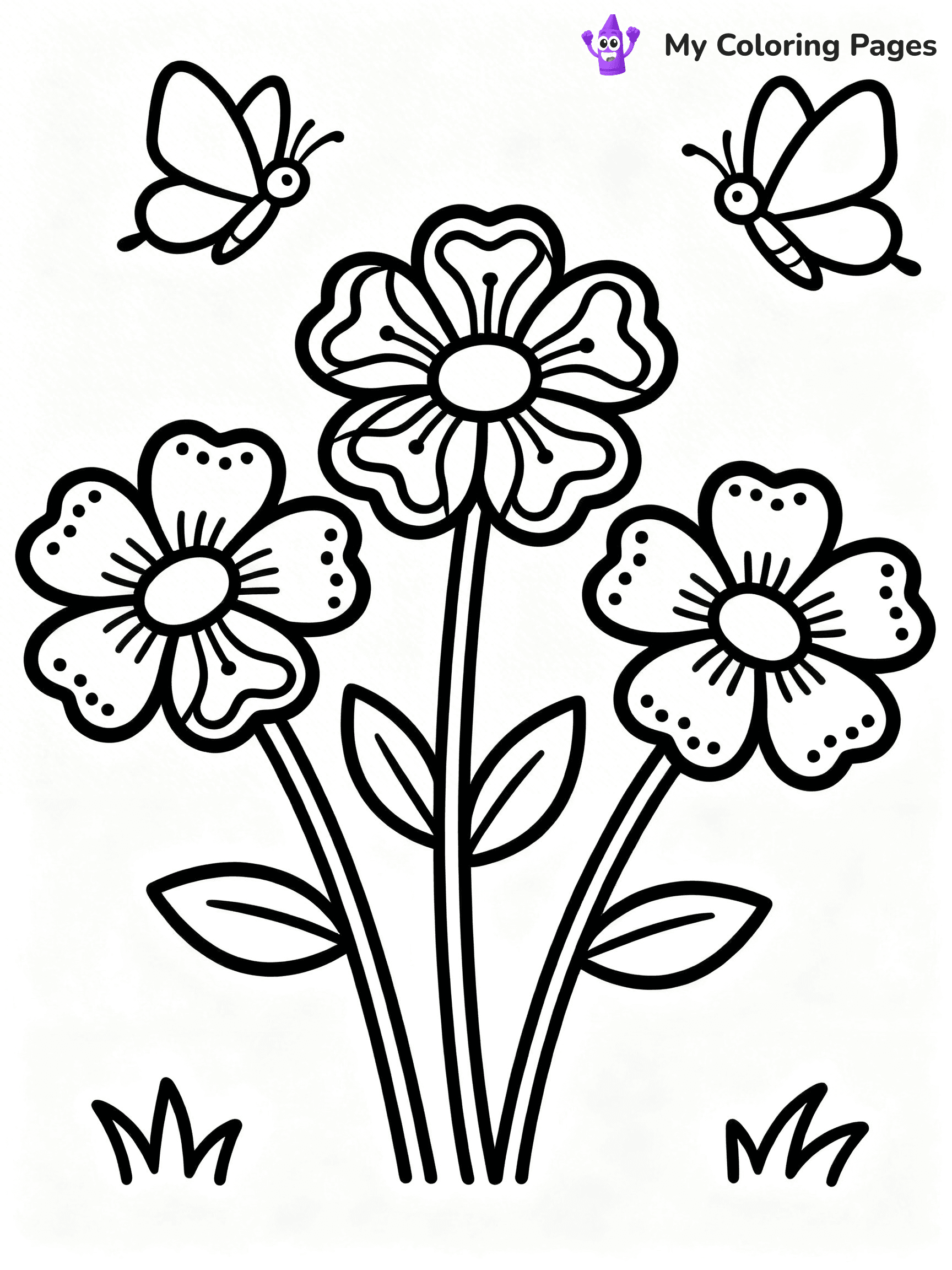 Bouquet Coloring Pages - 111