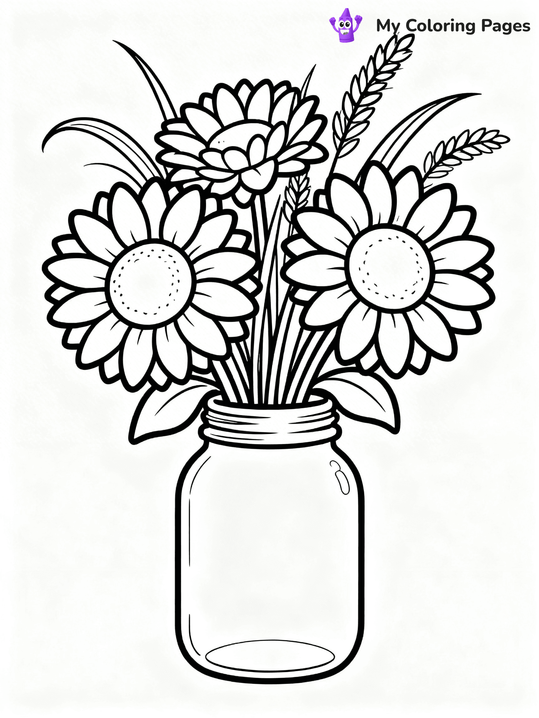 Bouquet Coloring Pages - 102