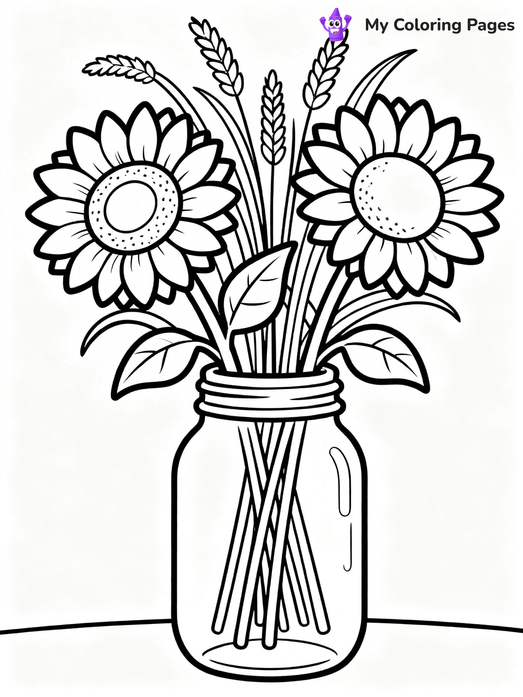 Bouquet Coloring Pages - 99