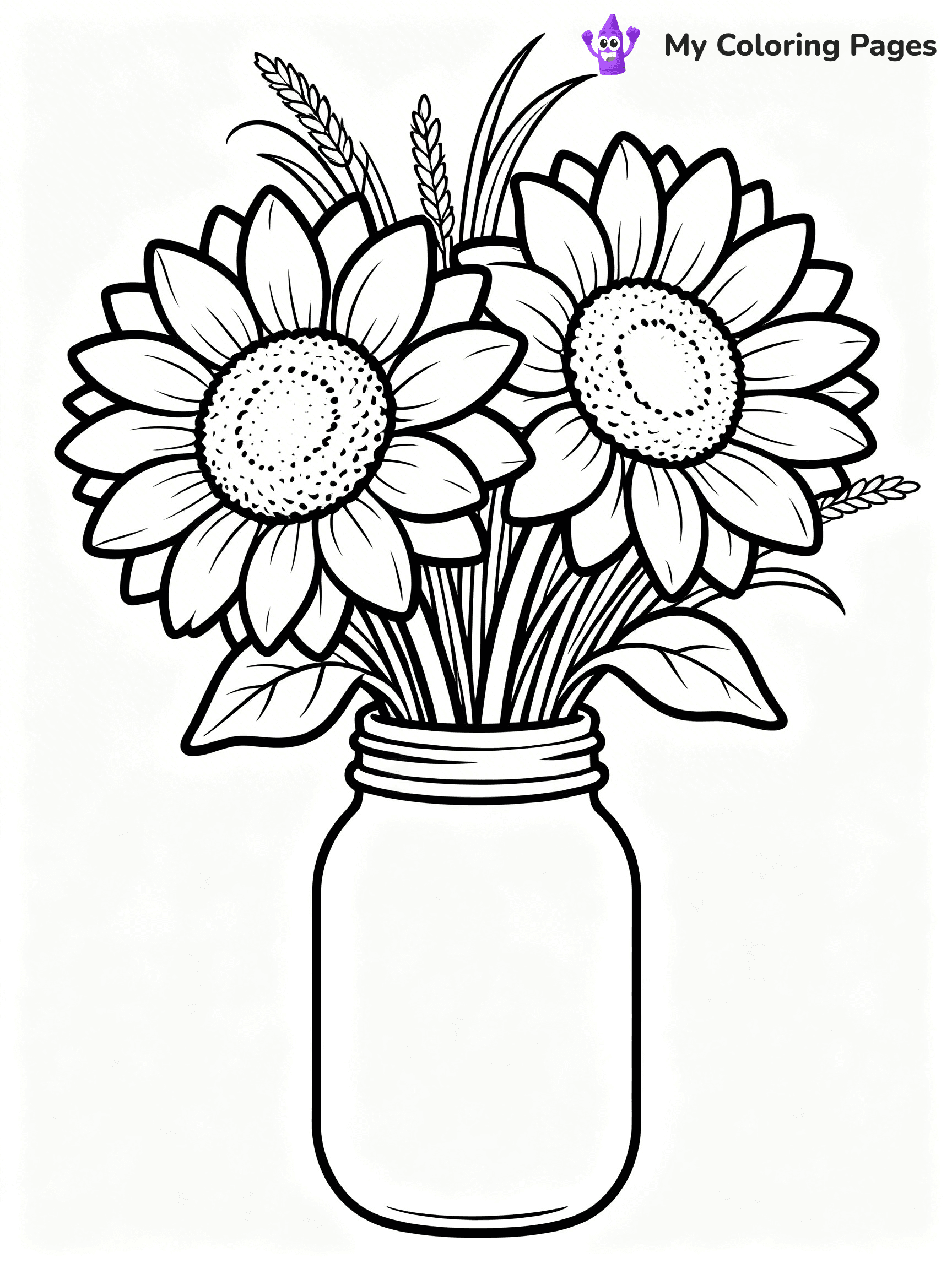 Bouquet Coloring Pages - 98
