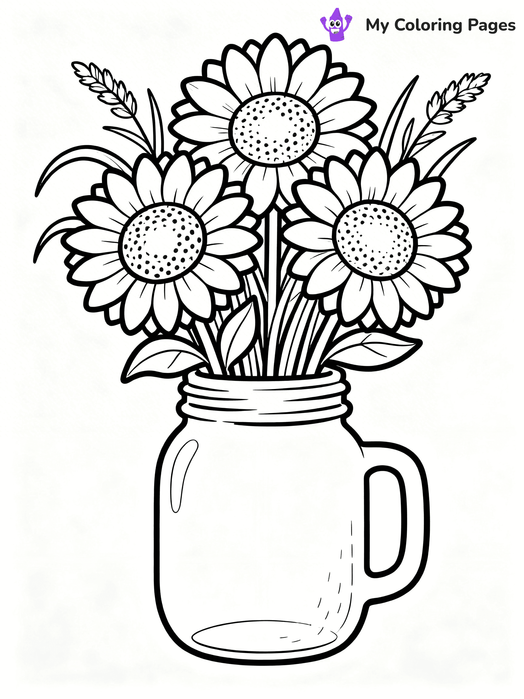 Bouquet Coloring Pages - 97