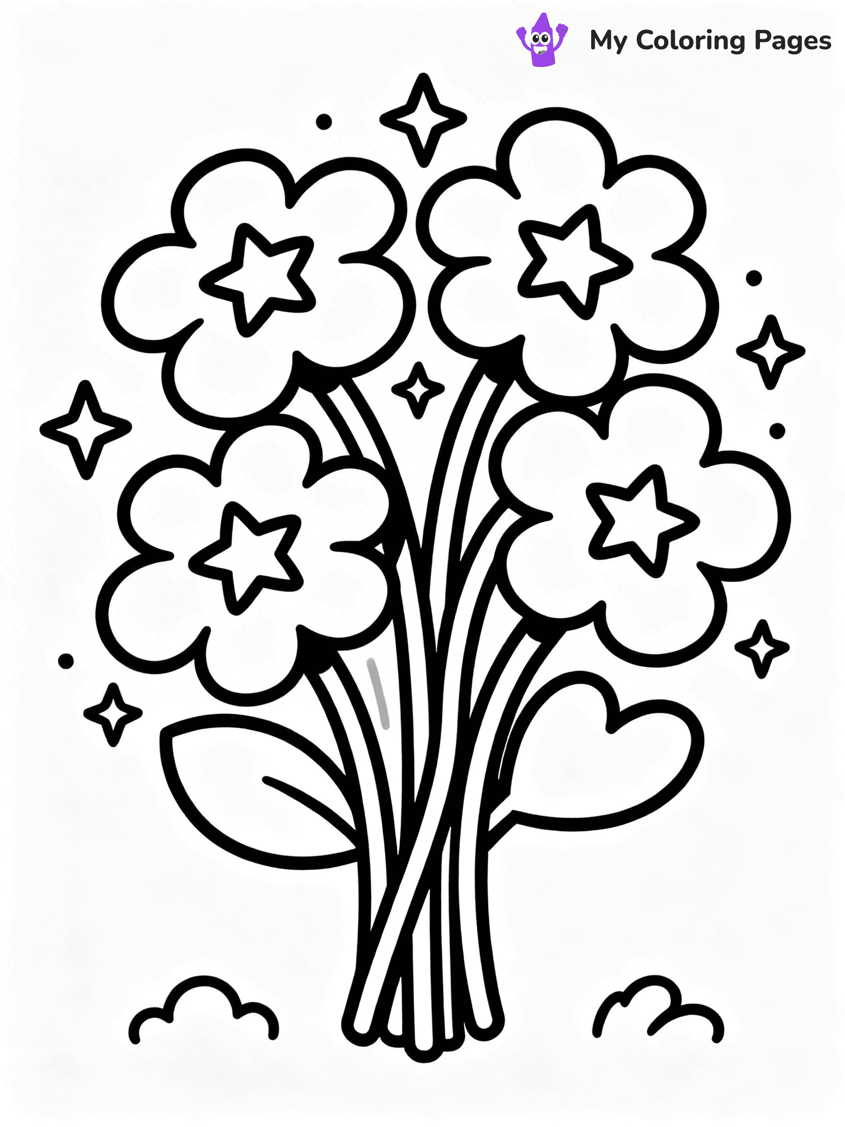 Bouquet Coloring Pages - 96