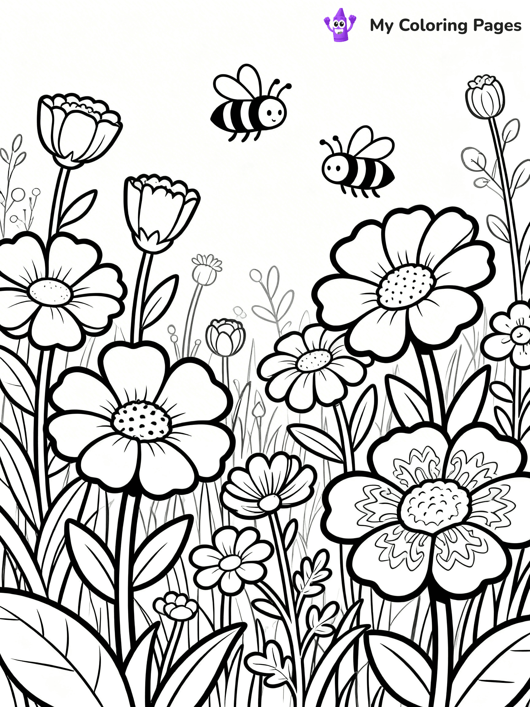 Bouquet Coloring Pages - 85
