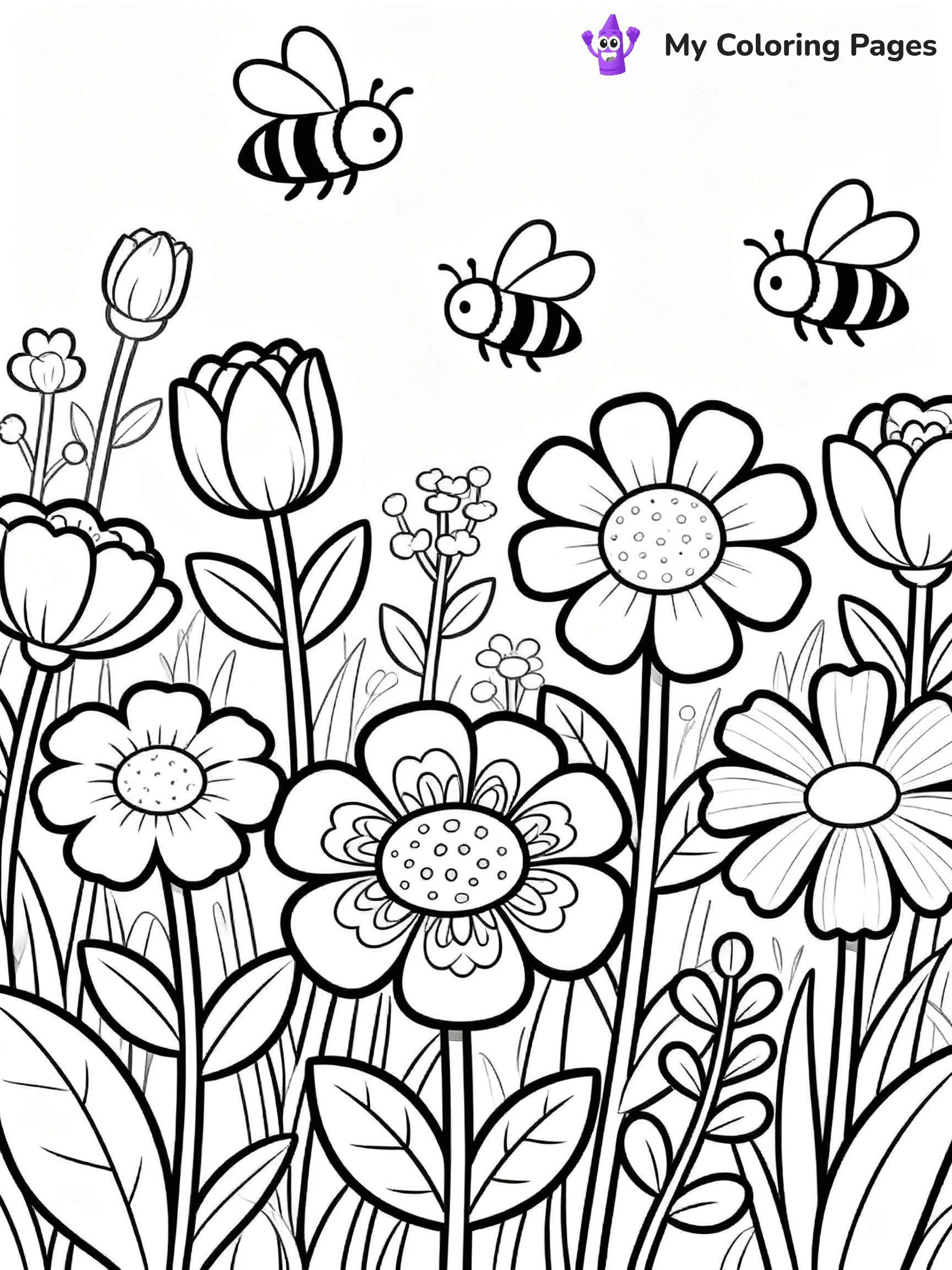 Bouquet Coloring Pages - 84