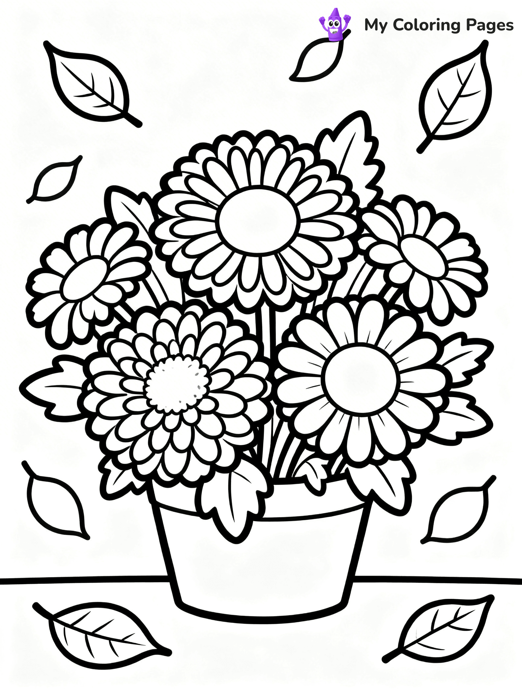 Bouquet Coloring Pages - 82
