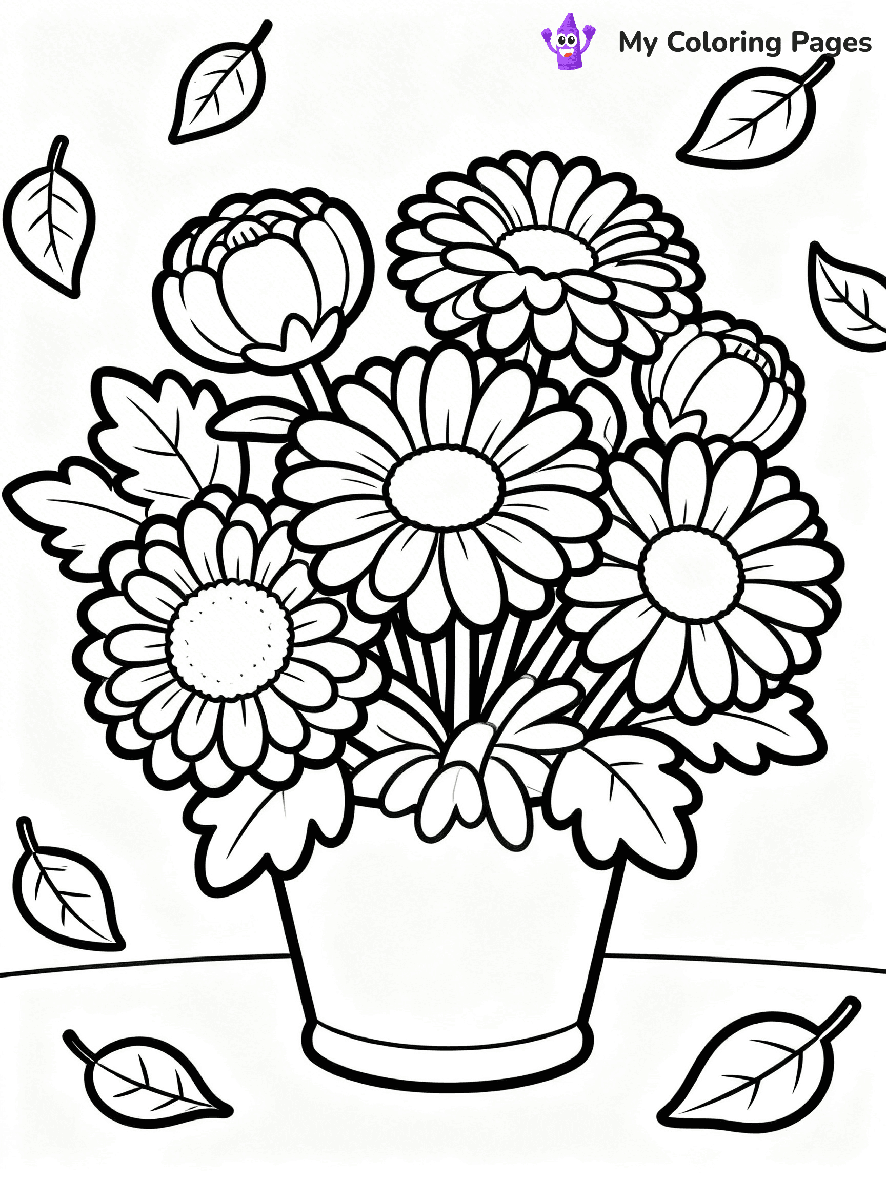 Bouquet Coloring Pages - 81