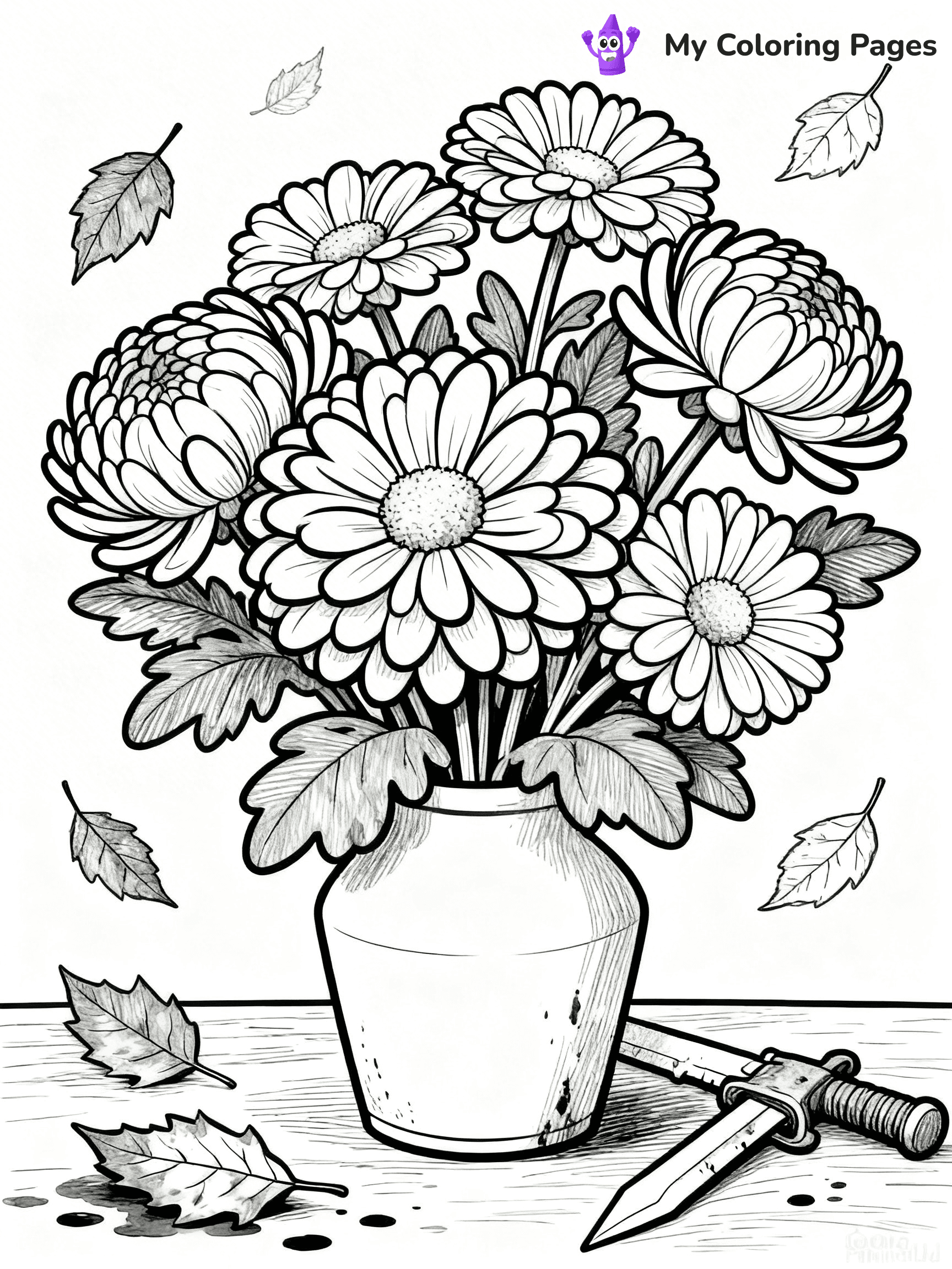 Bouquet Coloring Pages - 78