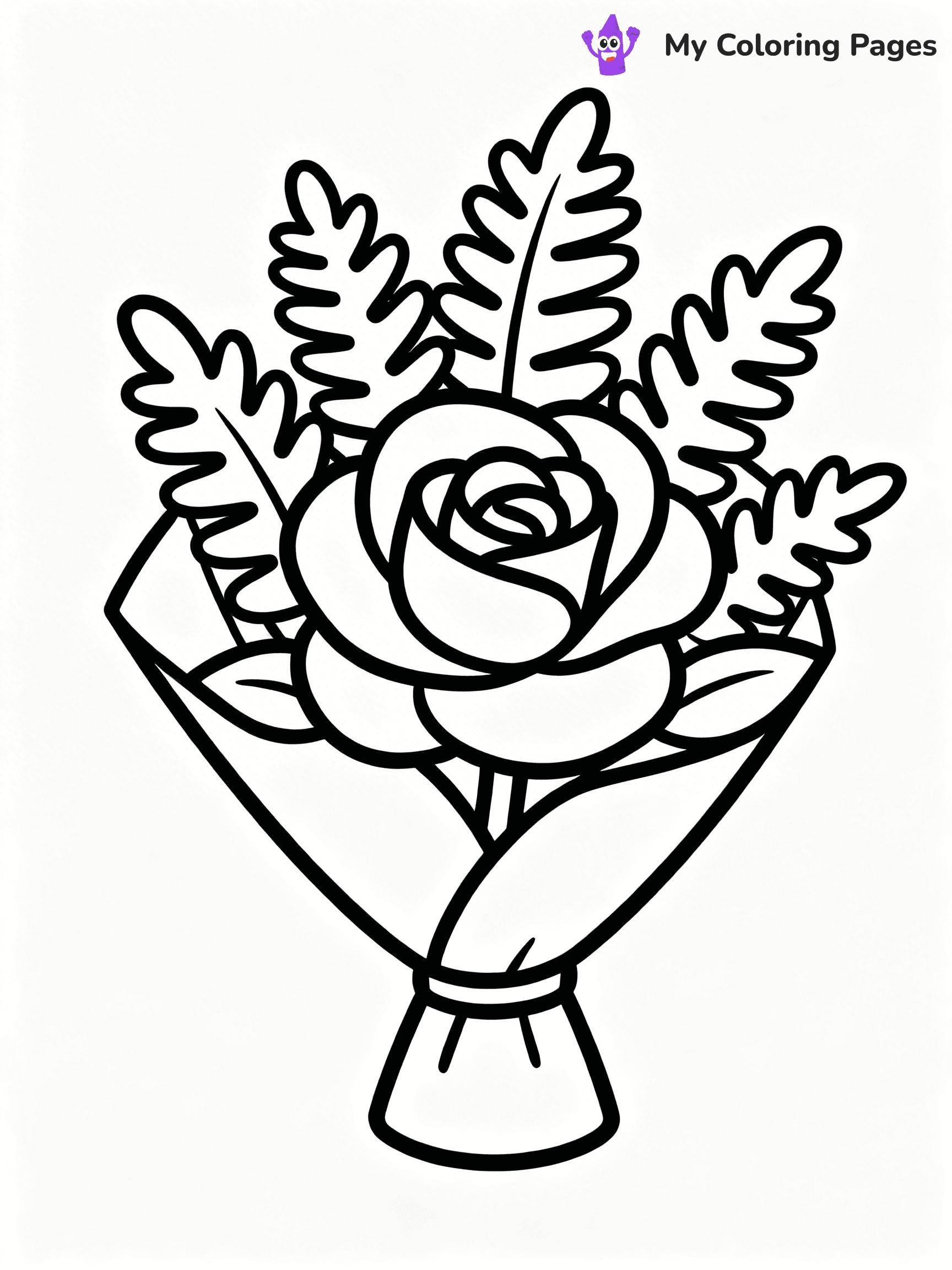 Bouquet Coloring Pages - 79