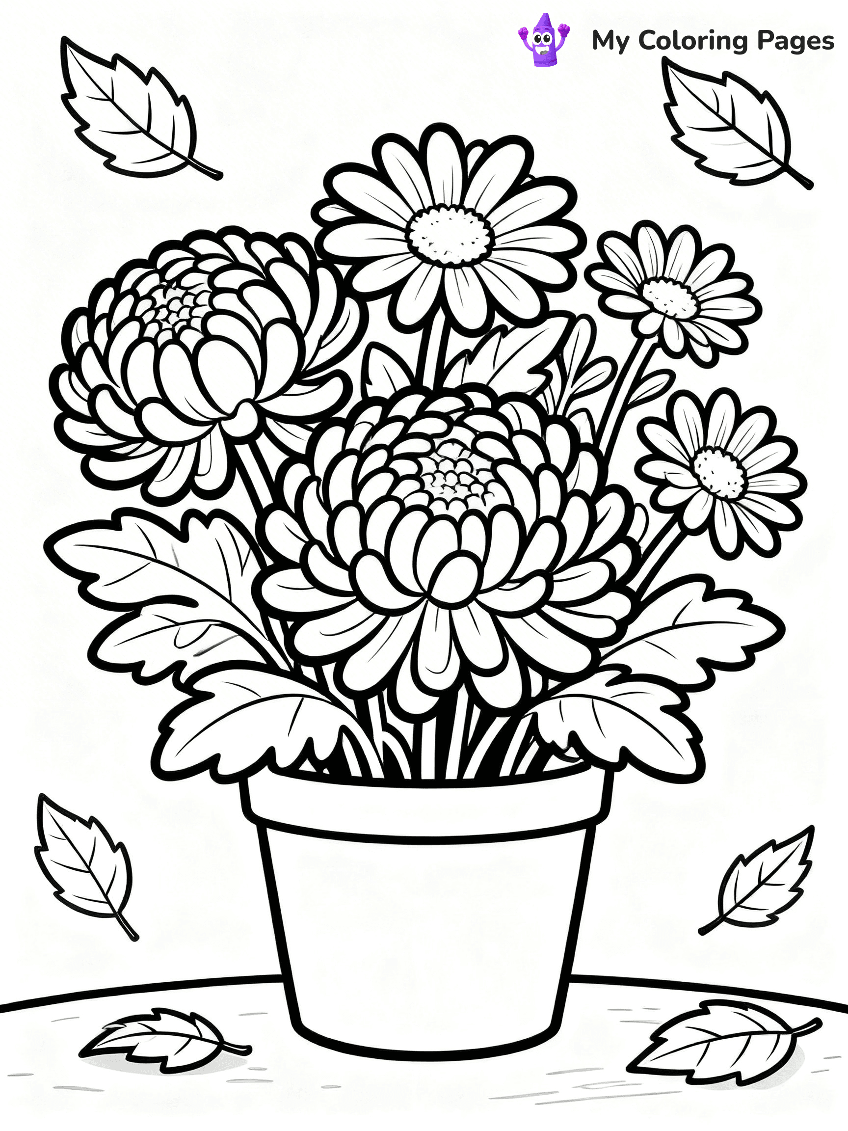 Bouquet Coloring Pages - 76