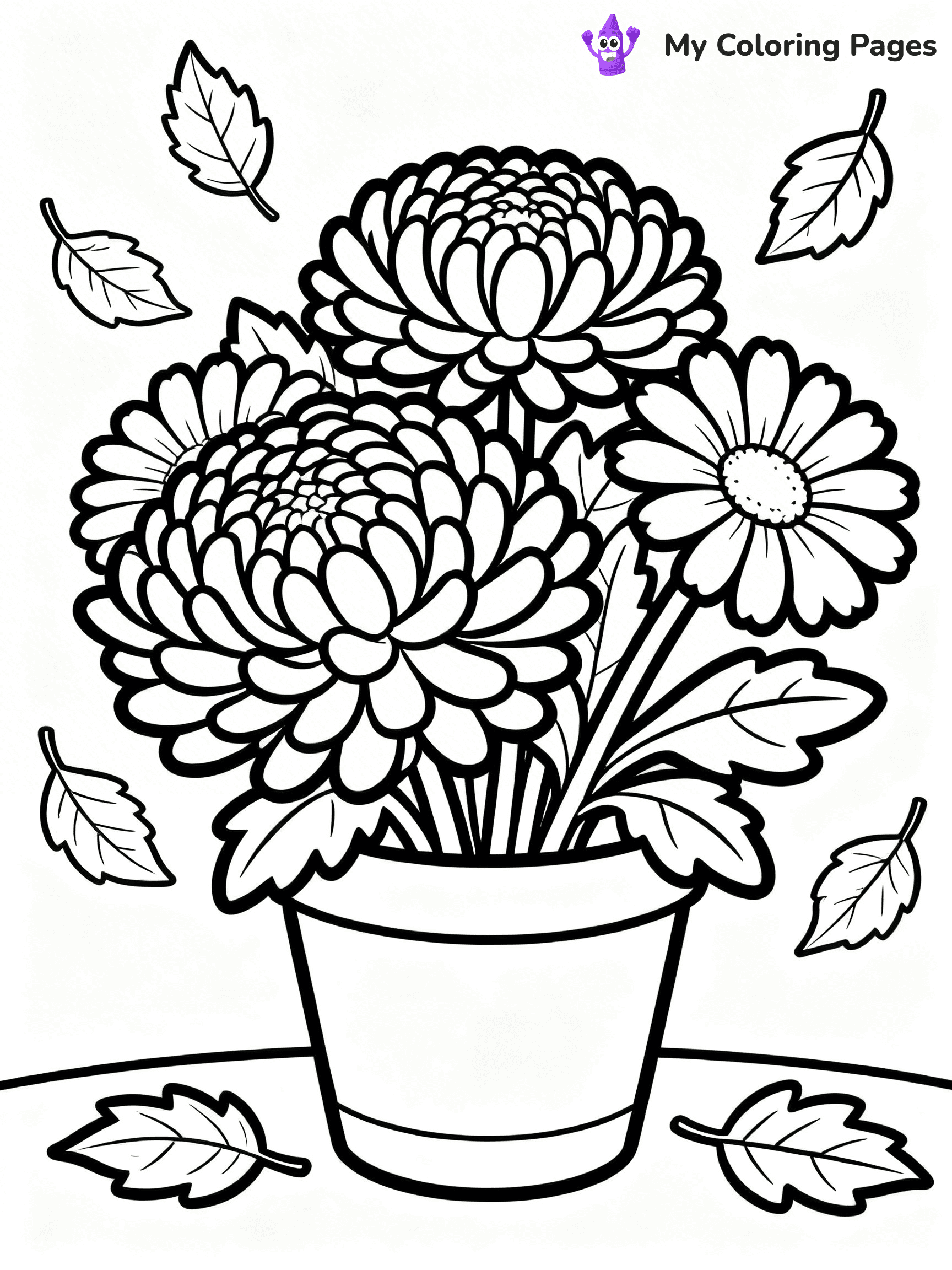 Bouquet Coloring Pages - 74