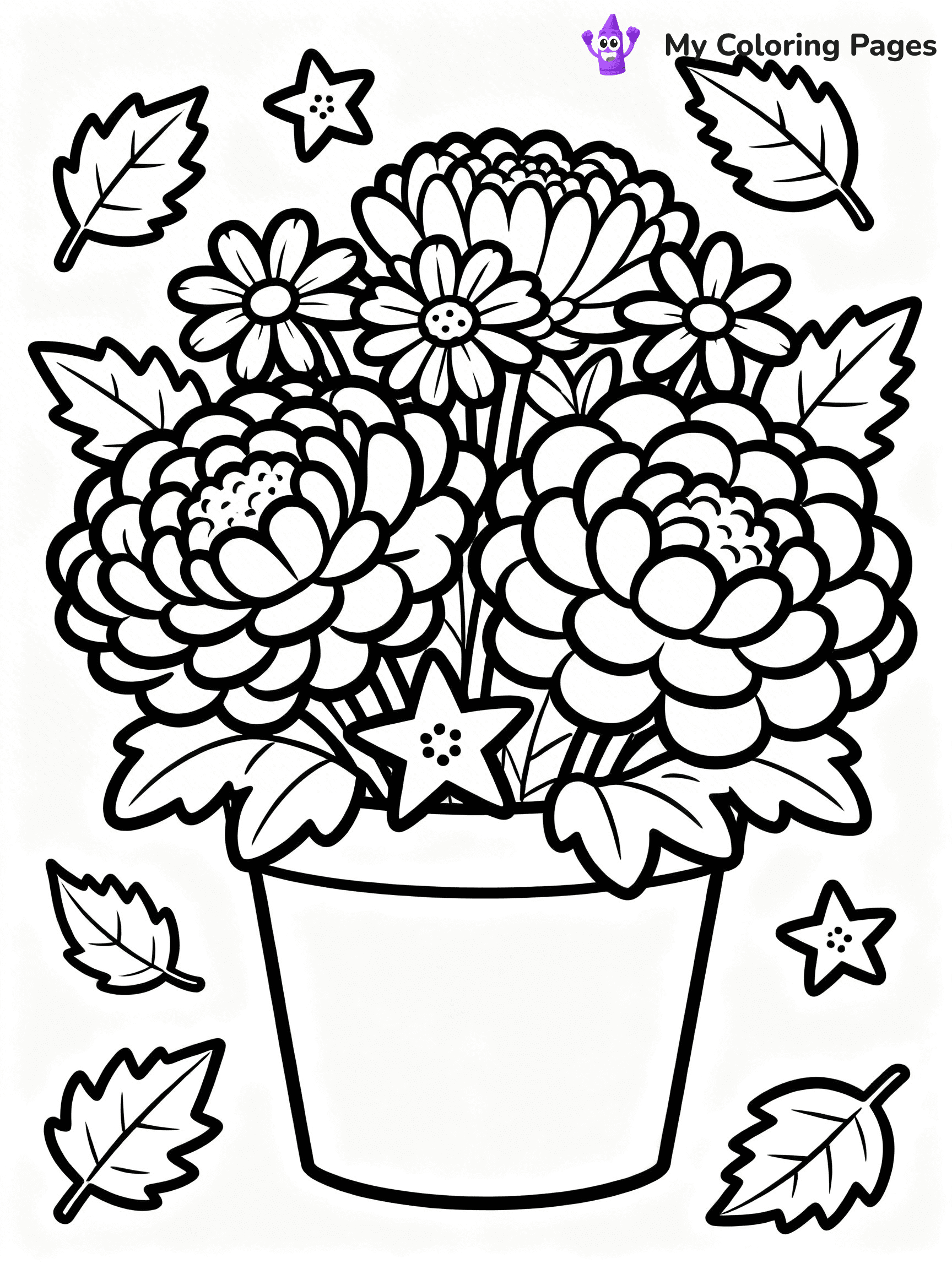 Bouquet Coloring Pages - 72