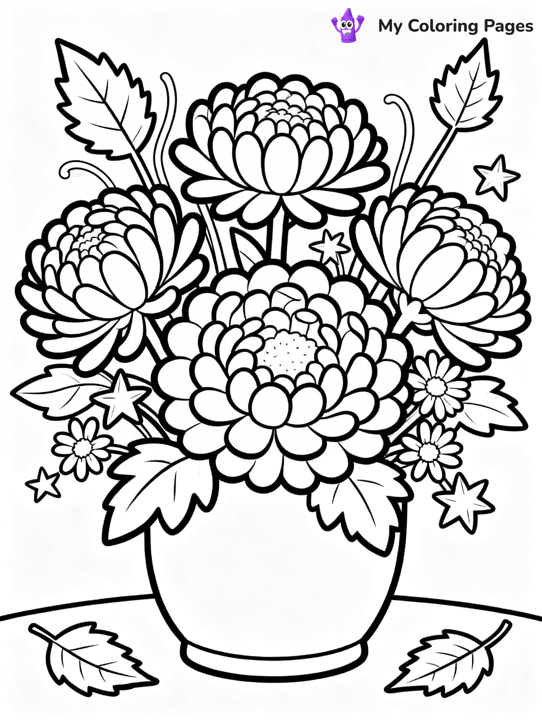 Bouquet Coloring Pages - 70