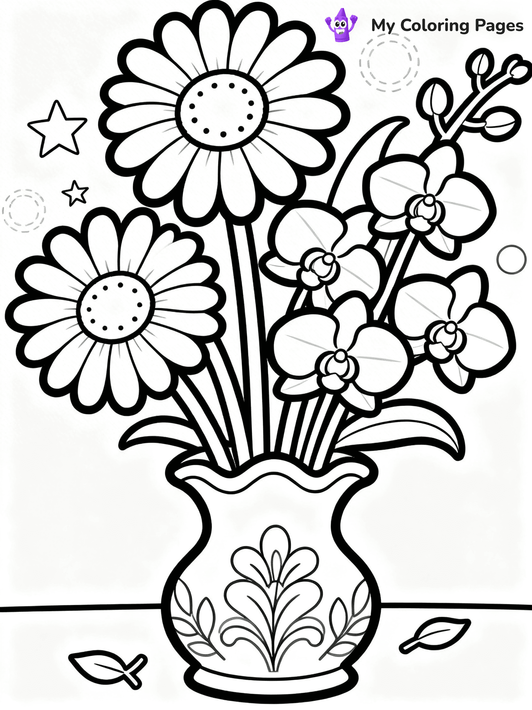 Bouquet Coloring Pages - 59