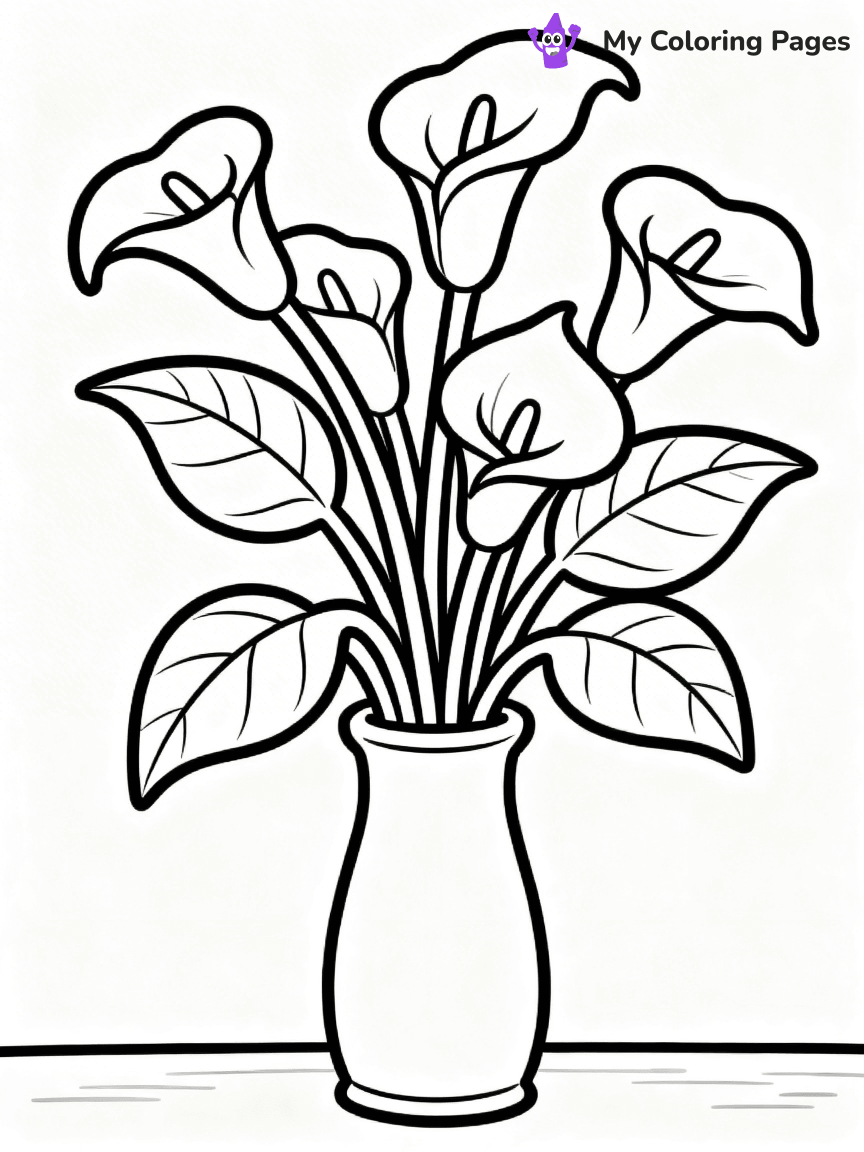 Bouquet Coloring Pages - 47