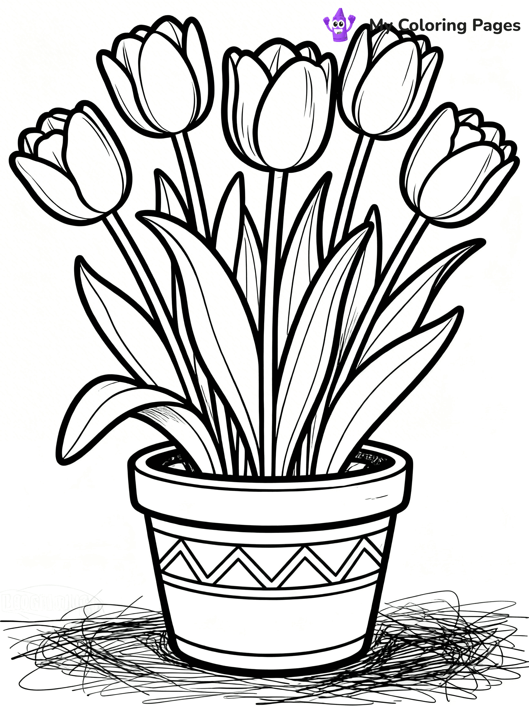 Bouquet Coloring Pages - 37