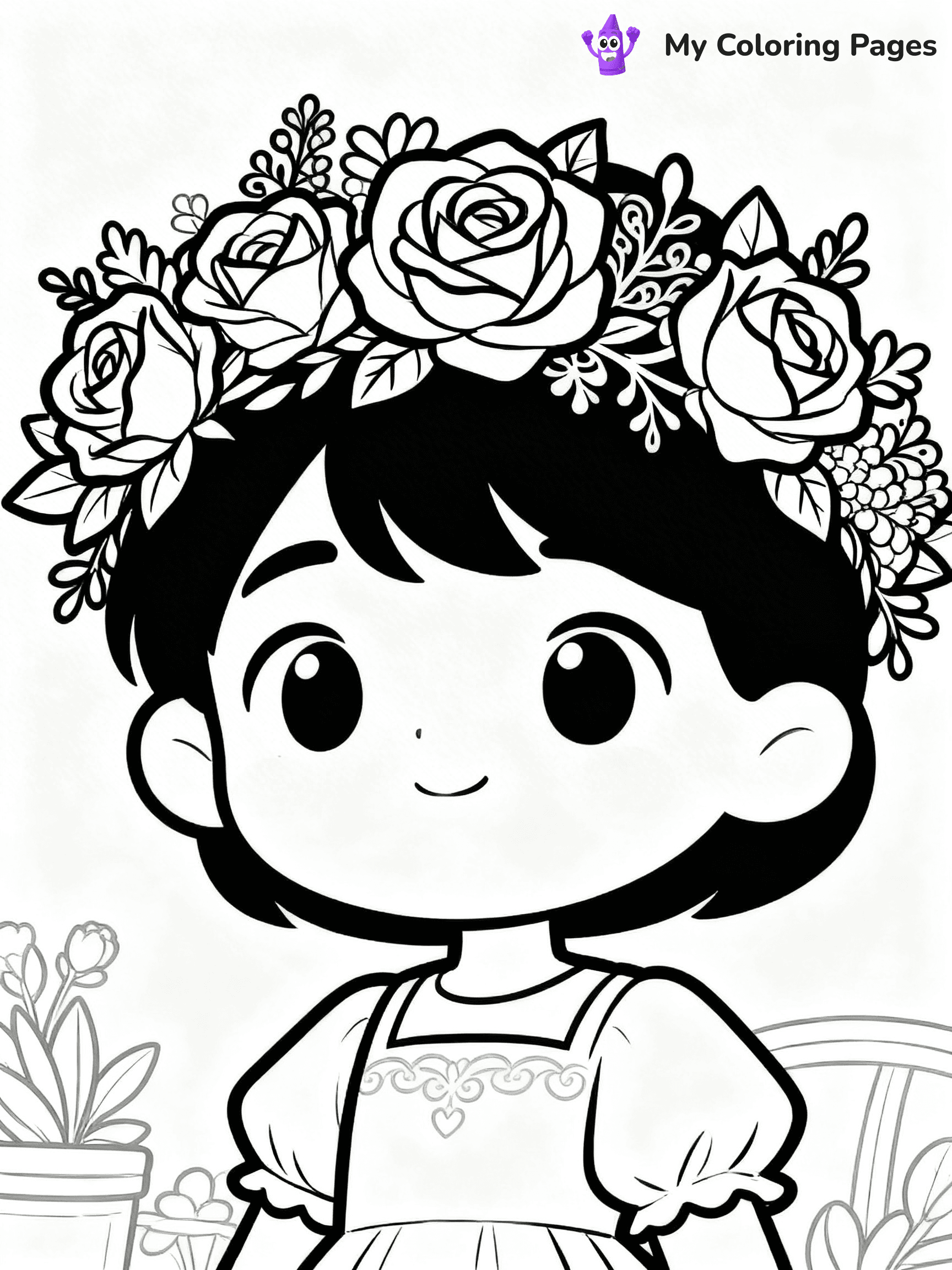 Bouquet Coloring Pages - 20