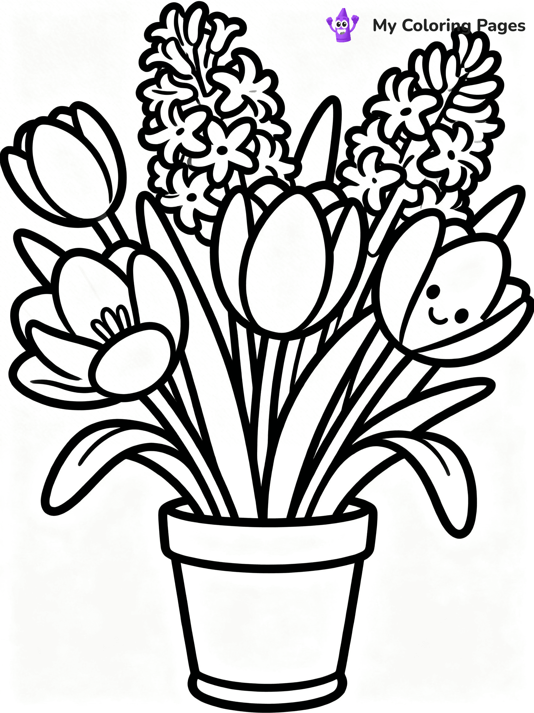 Bouquet Coloring Pages - 19