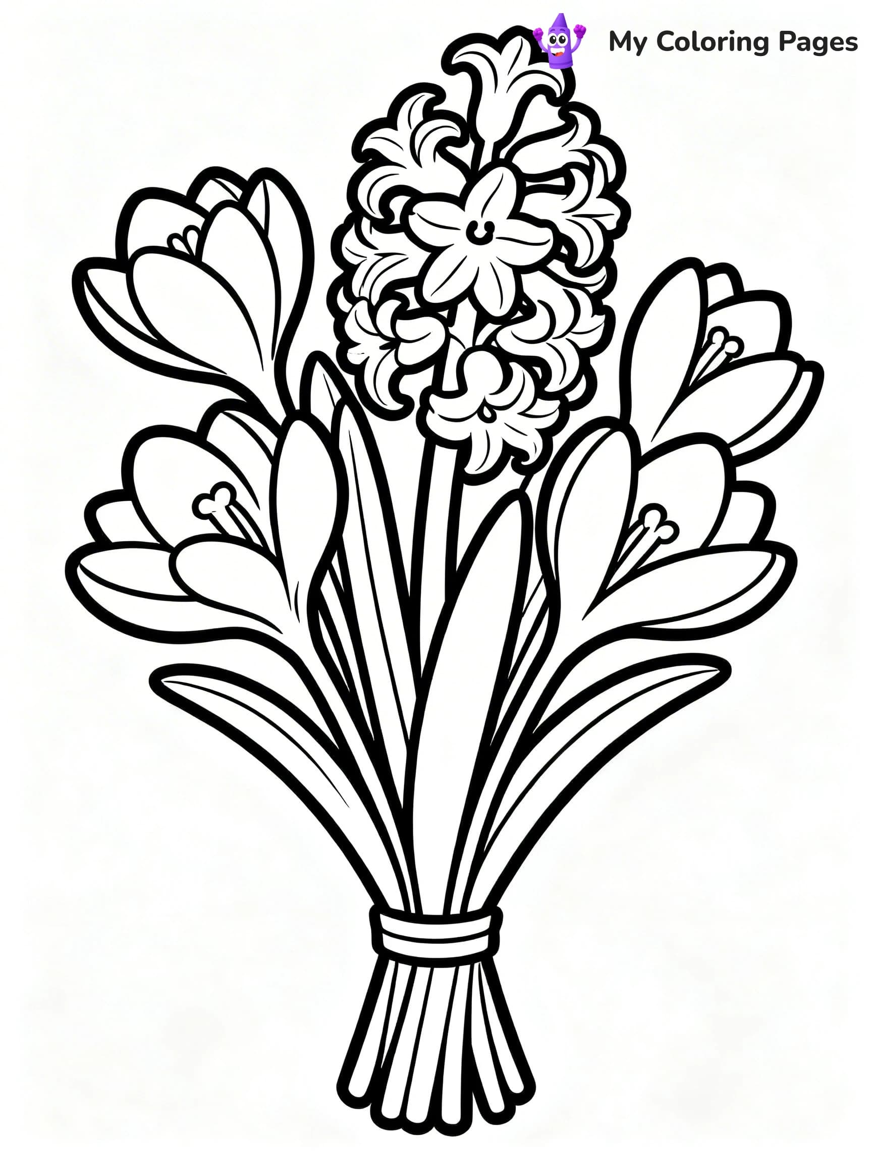 Bouquet Coloring Pages - 18