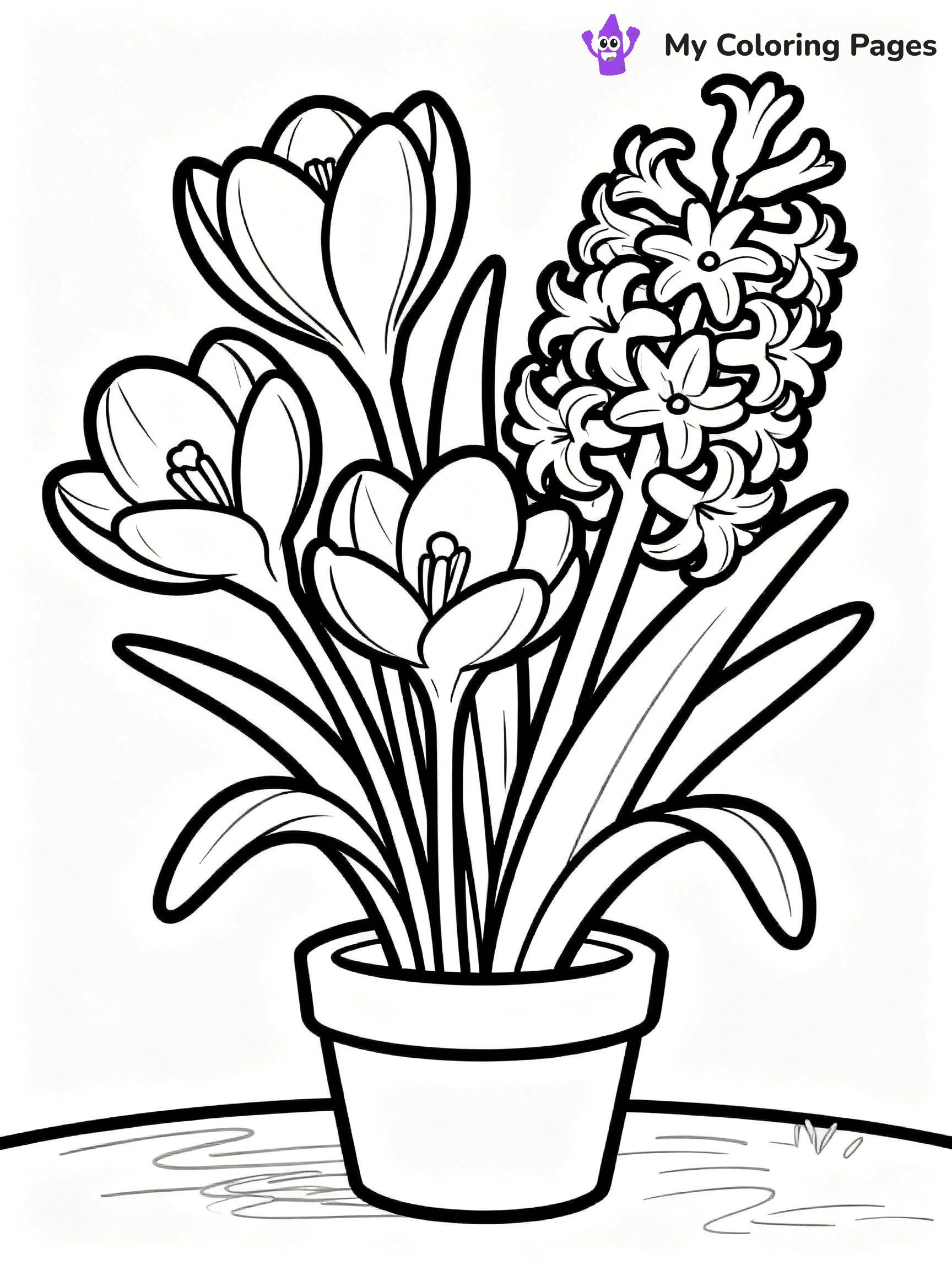 Bouquet Coloring Pages - 17