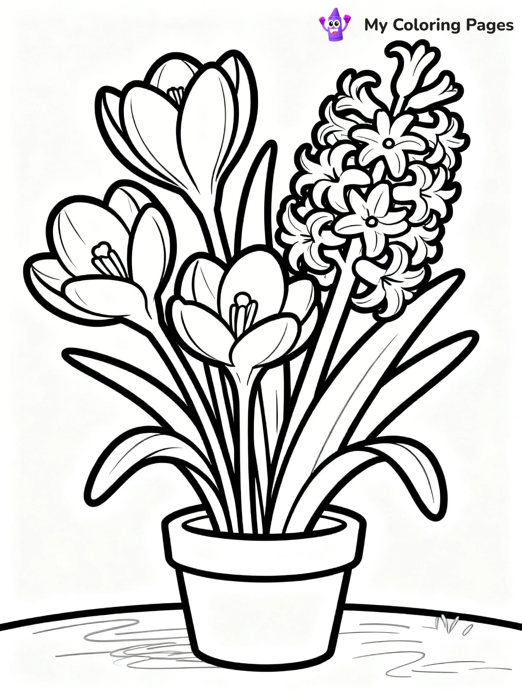 Bouquet Coloring Pages - 17