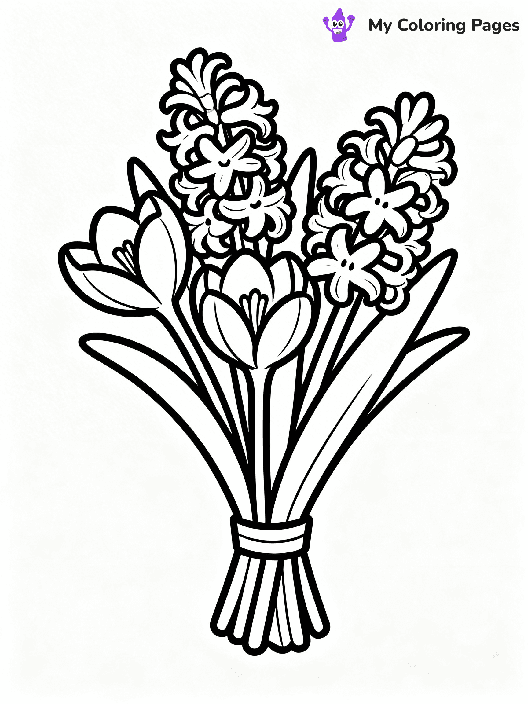 Bouquet Coloring Pages - 15