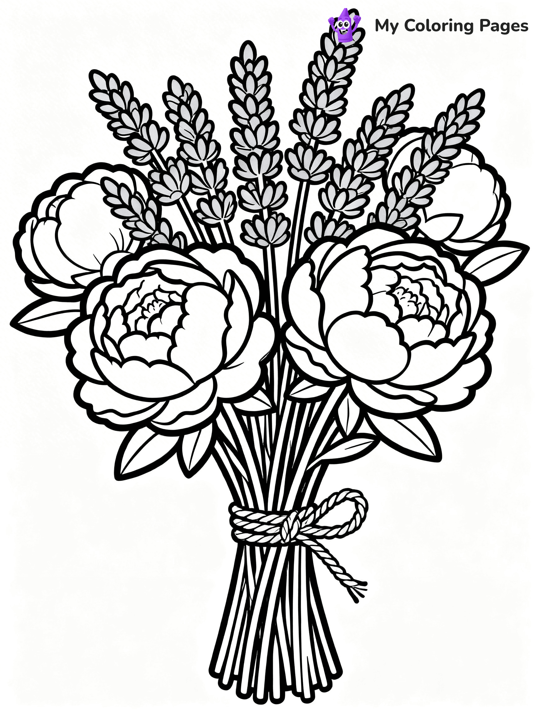 Bouquet Coloring Pages - 13