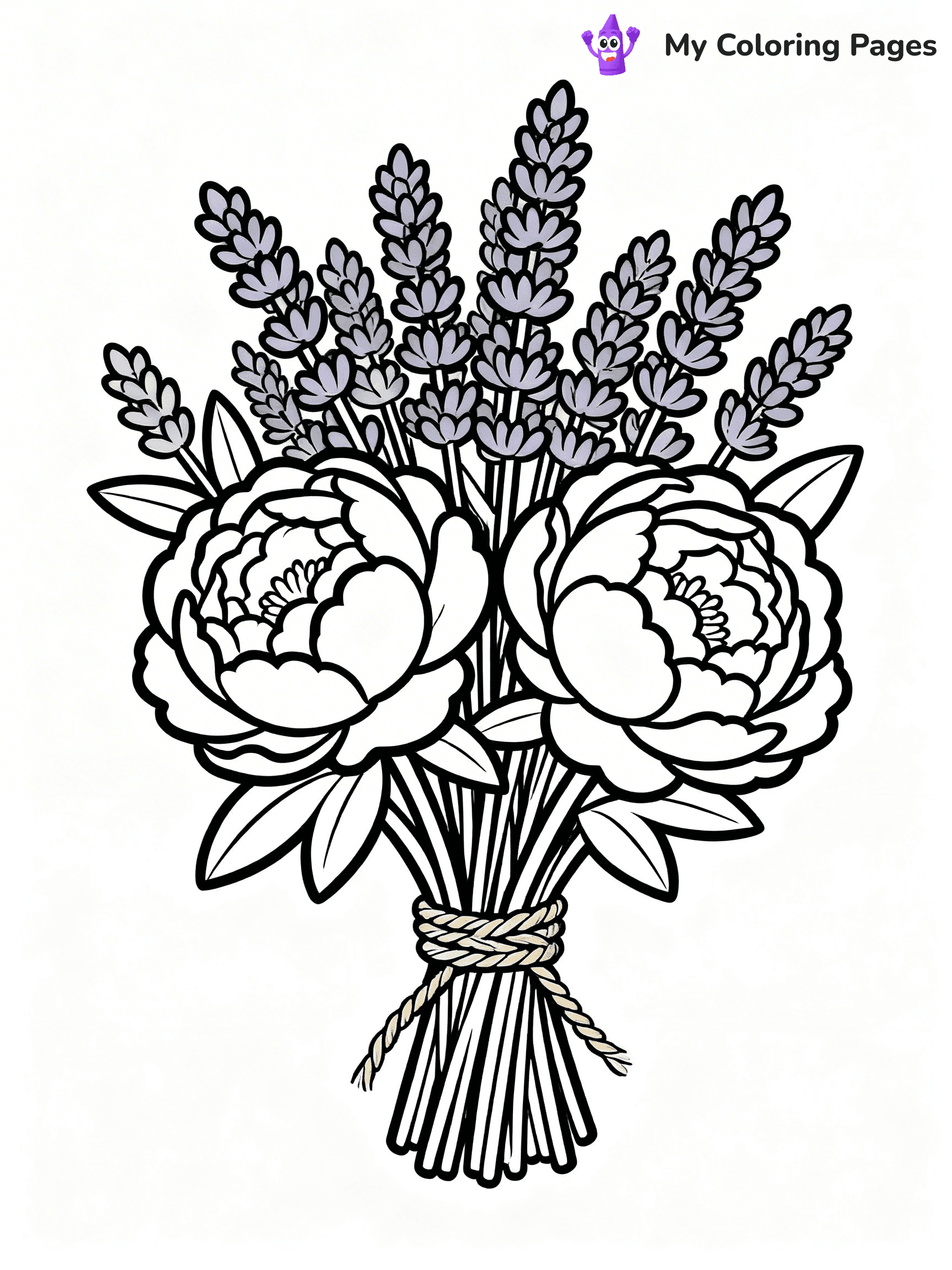 Bouquet Coloring Pages - 12