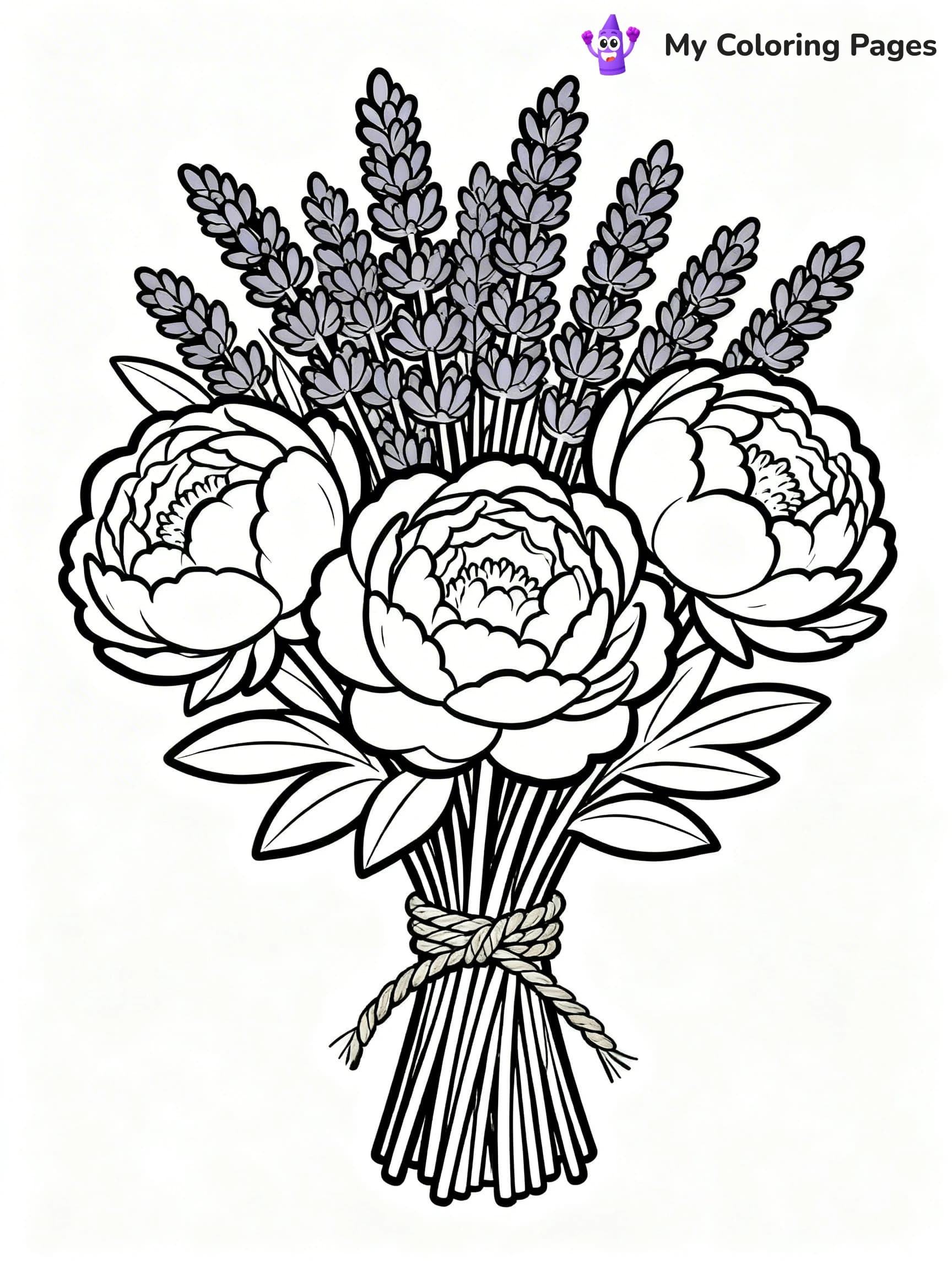 Bouquet Coloring Pages - 11