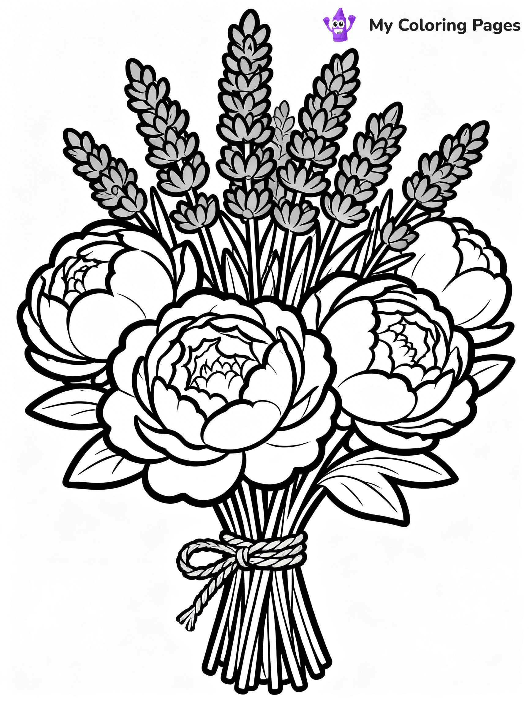Bouquet Coloring Pages - 10