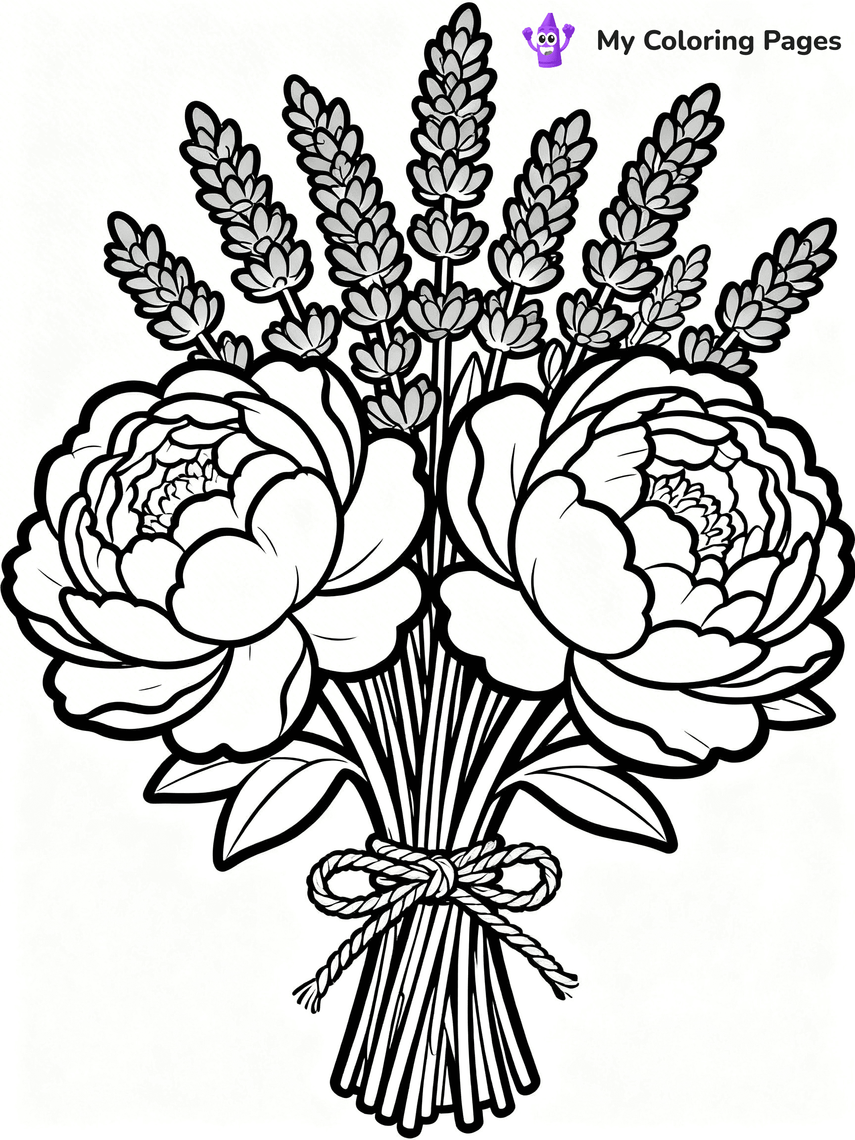 Bouquet Coloring Pages - 9