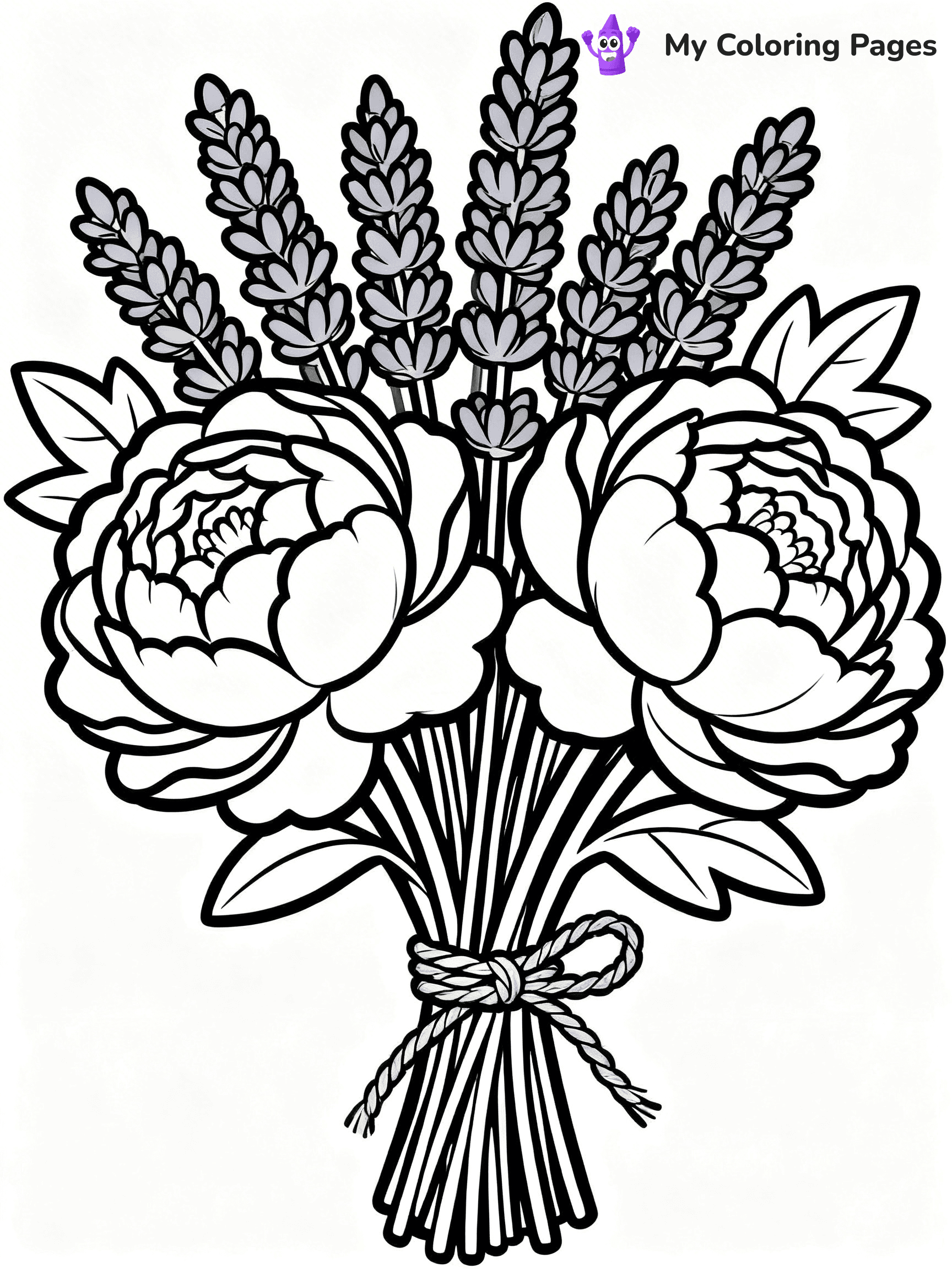 Bouquet Coloring Pages - 8