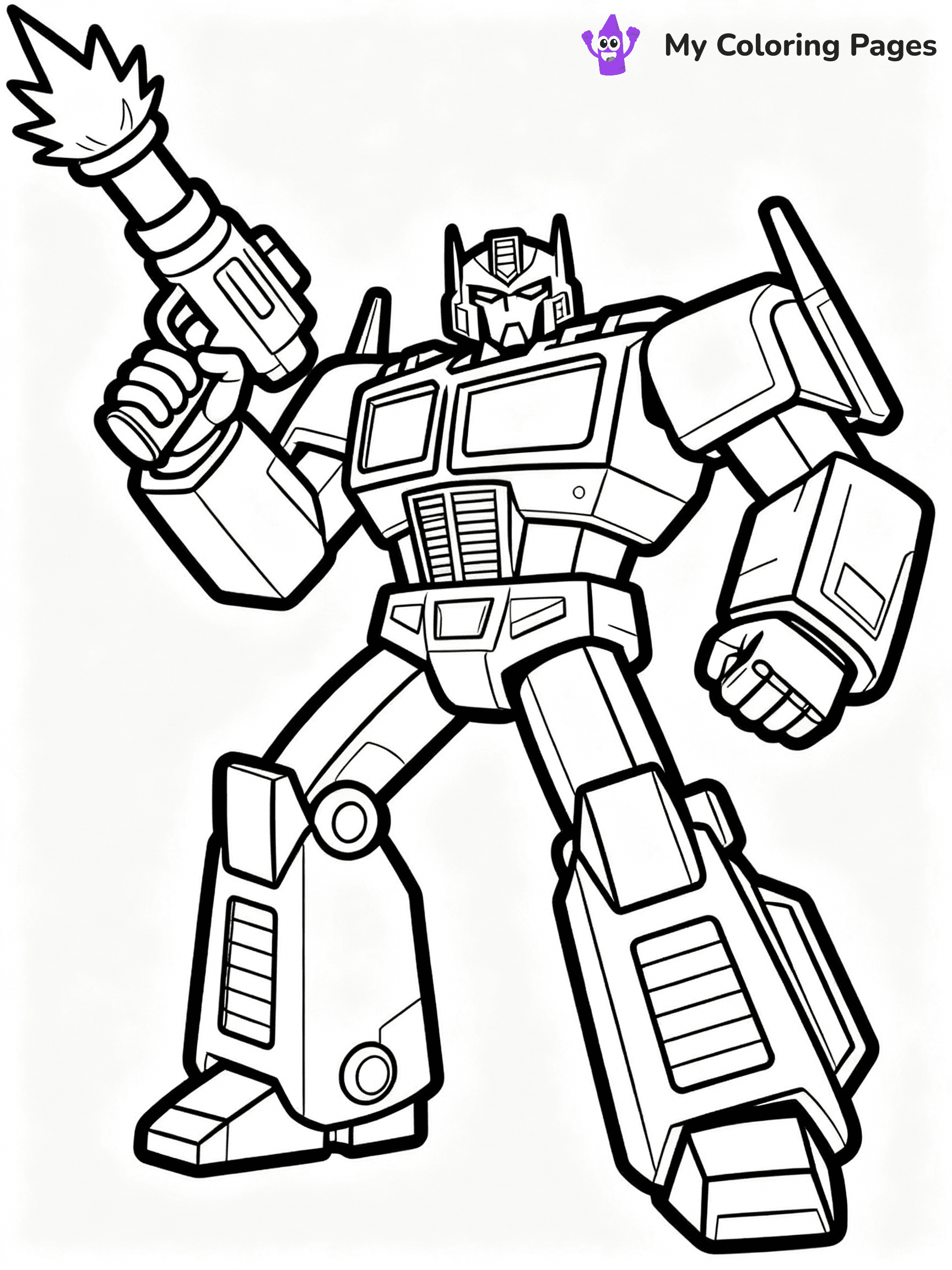 Transformers Coloring Pages - 36