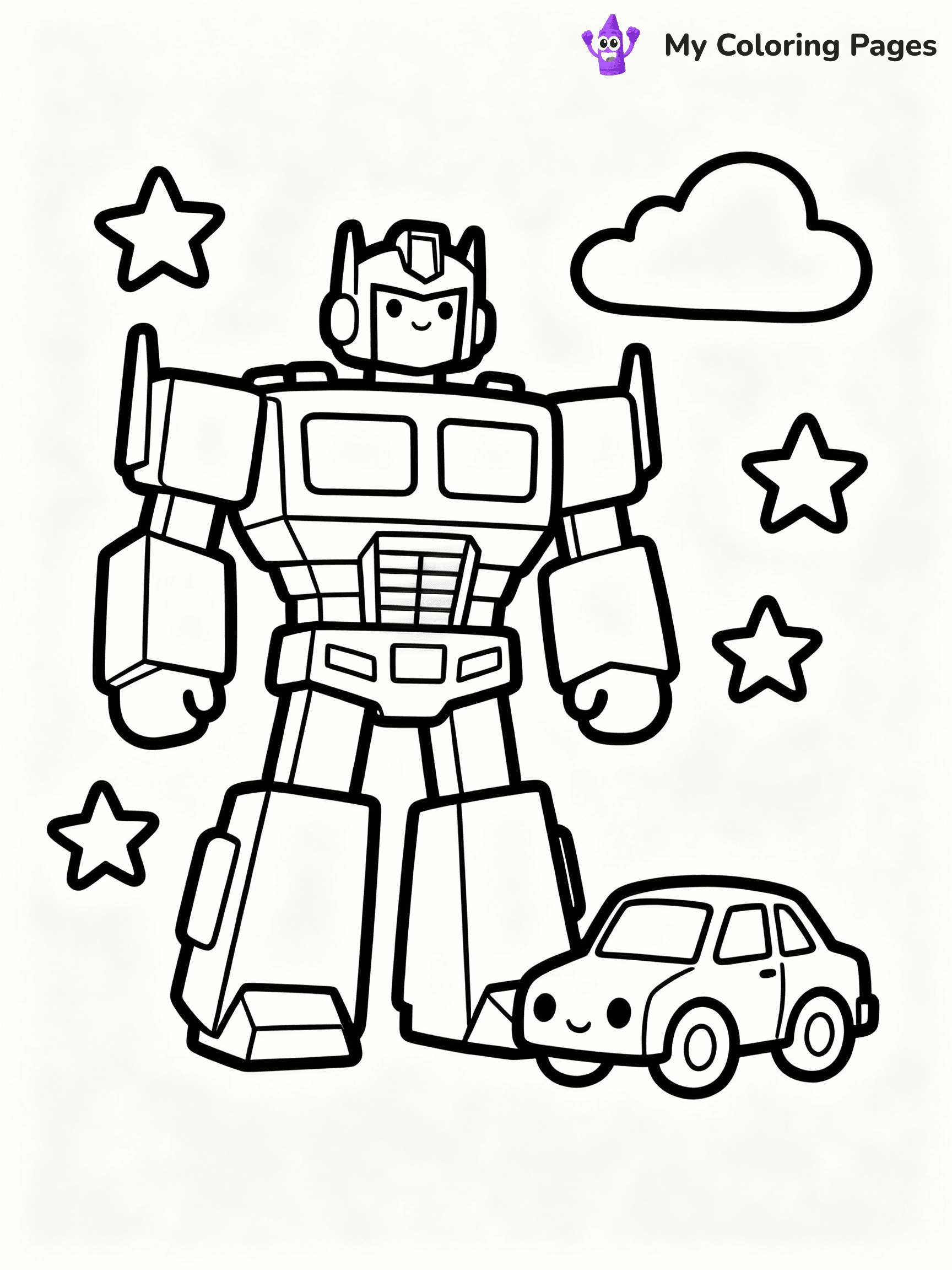 Transformers Coloring Pages - 13