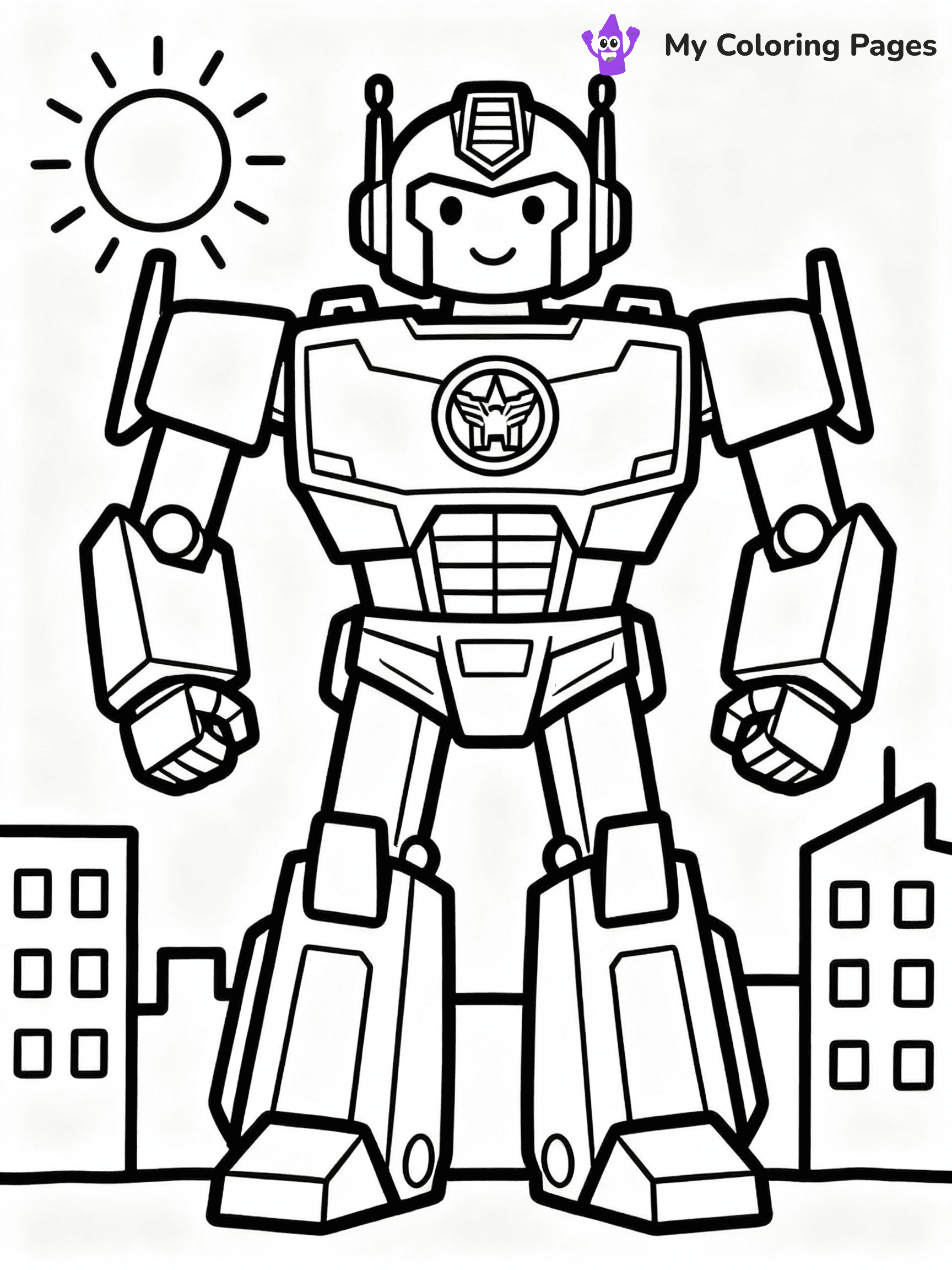 Transformers Coloring Pages - 10