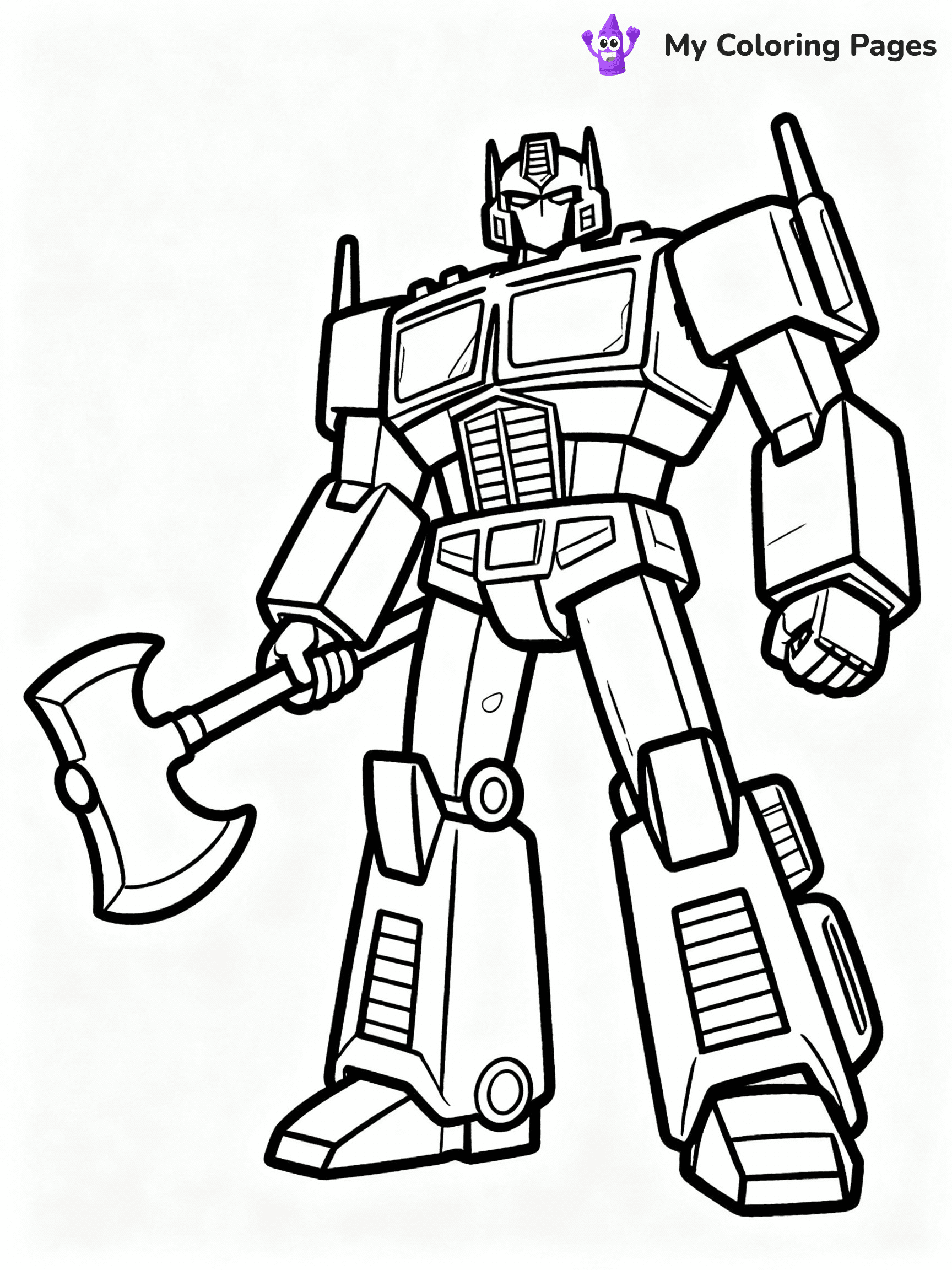 Transformers Coloring Pages - 7