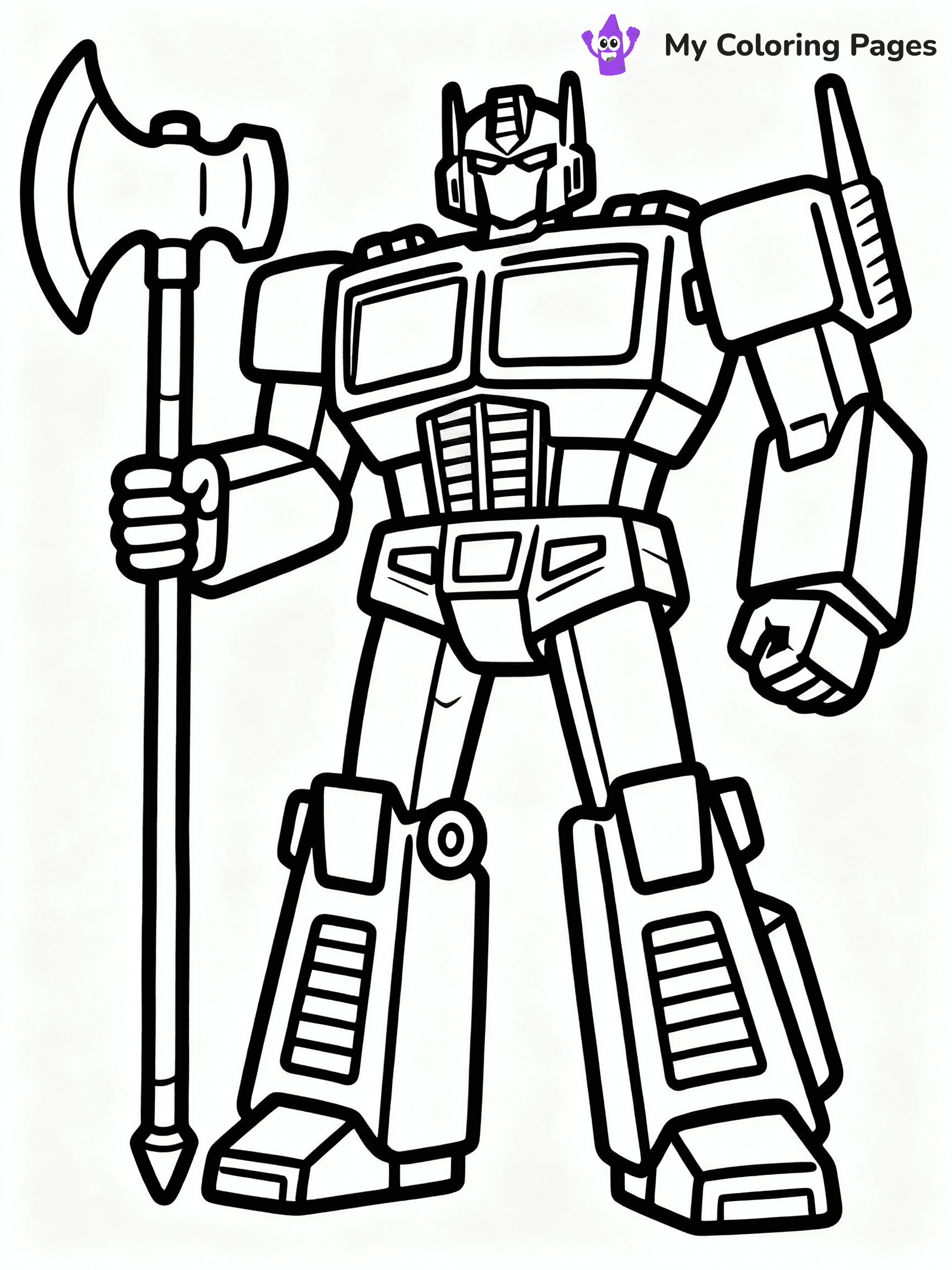 Transformers Coloring Pages - 4