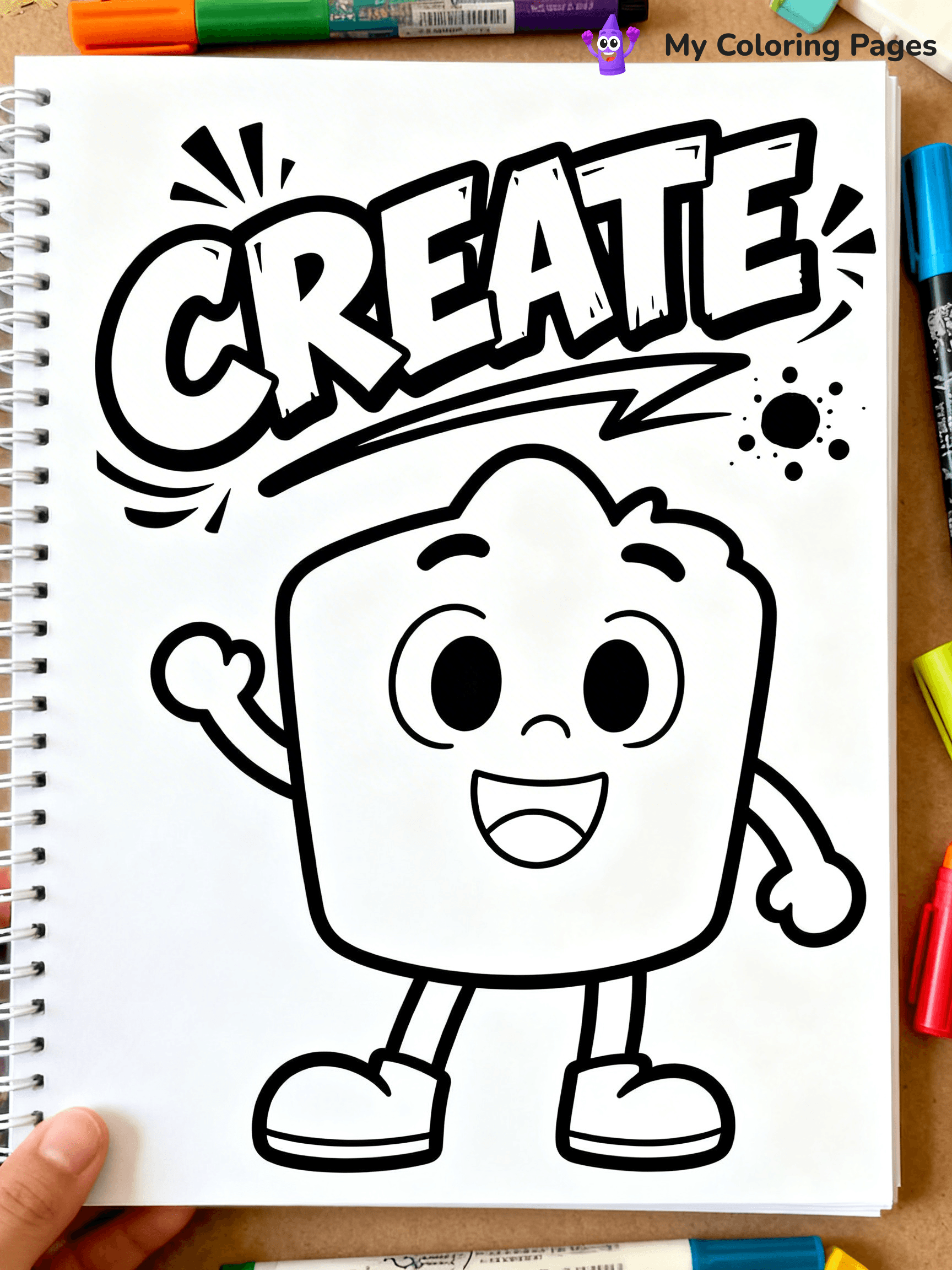 Graffiti Word Coloring Pages - 11