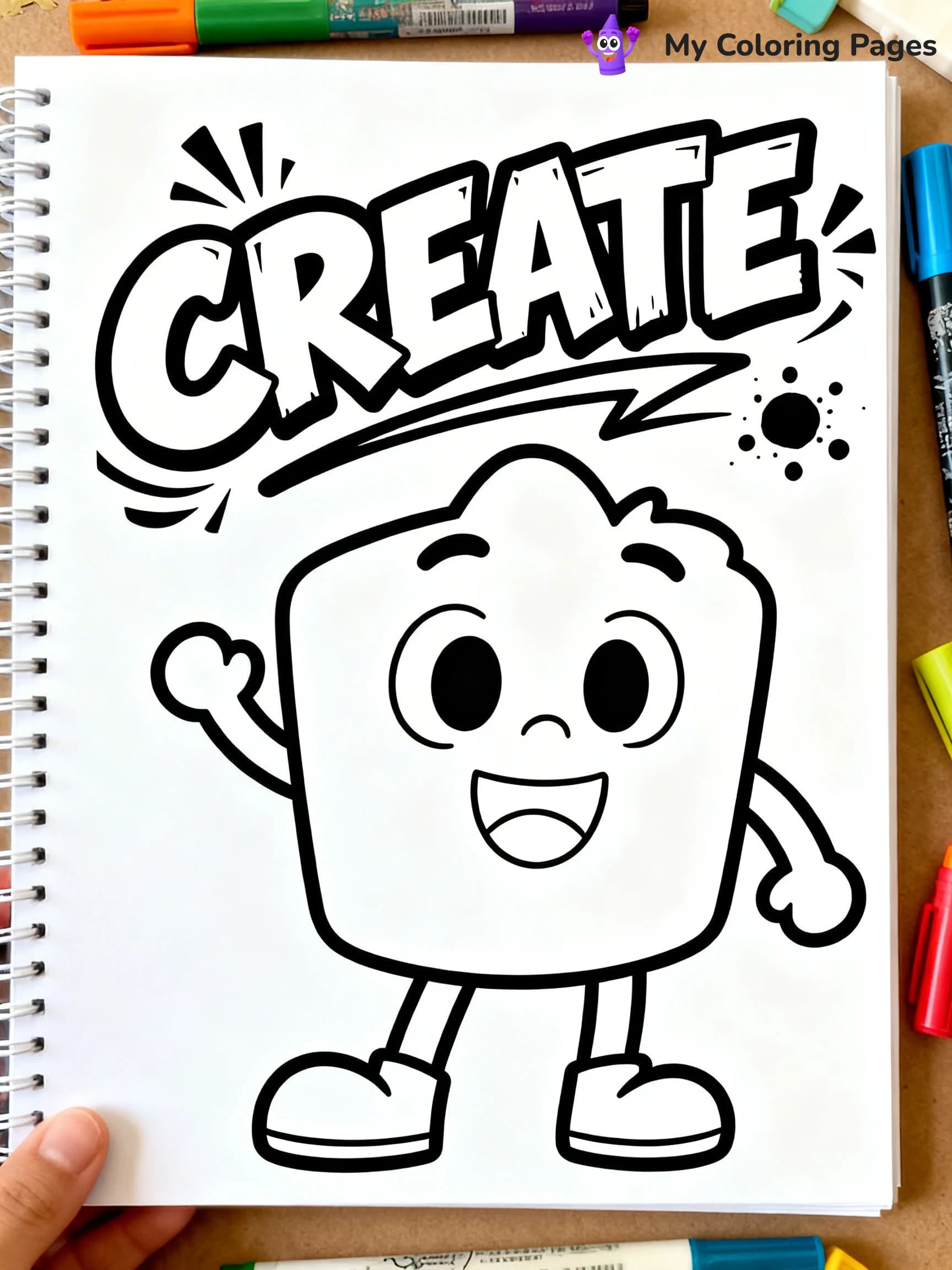Graffiti Word Coloring Pages - 11