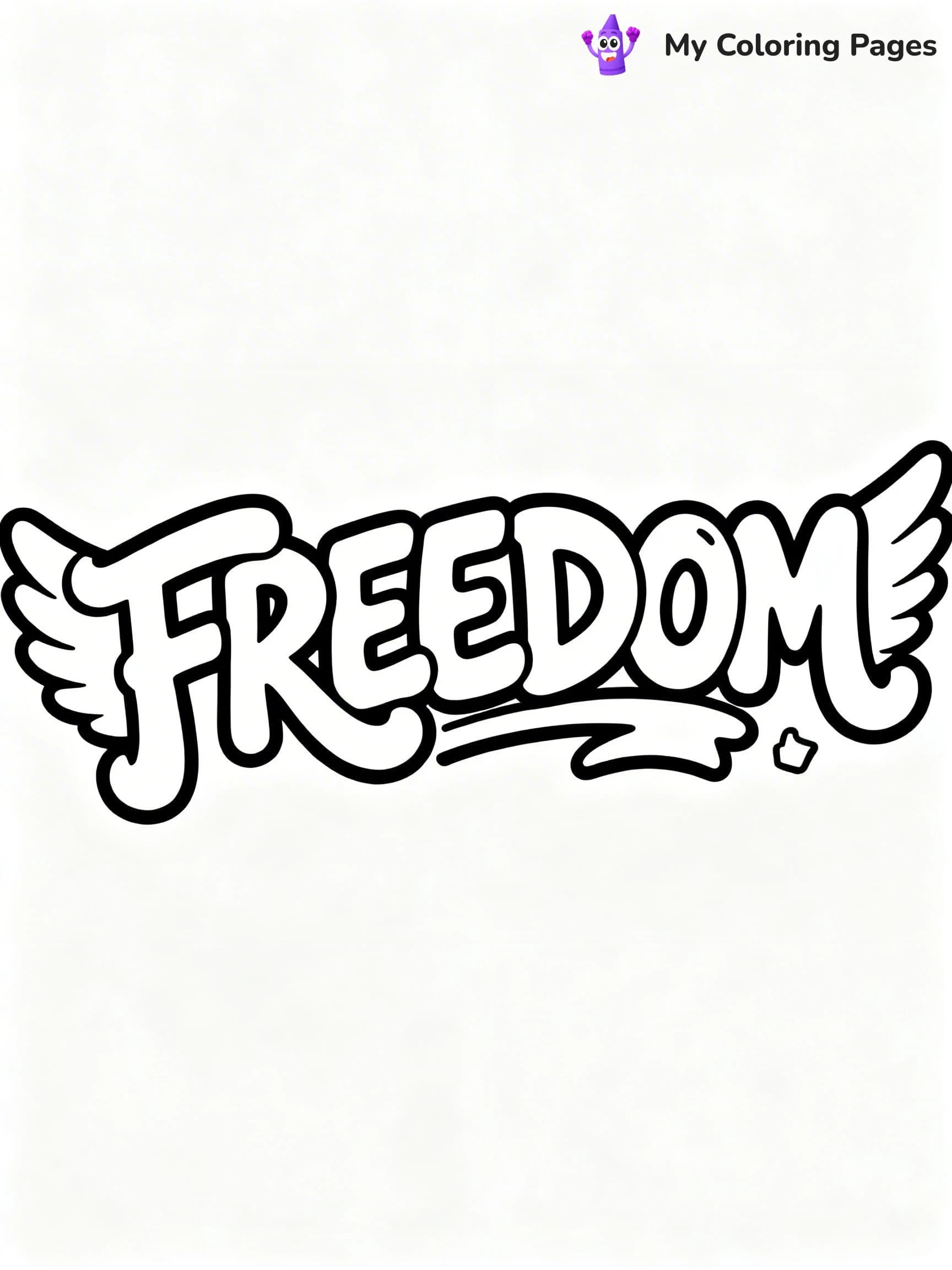 Graffiti Word Coloring Pages - 8