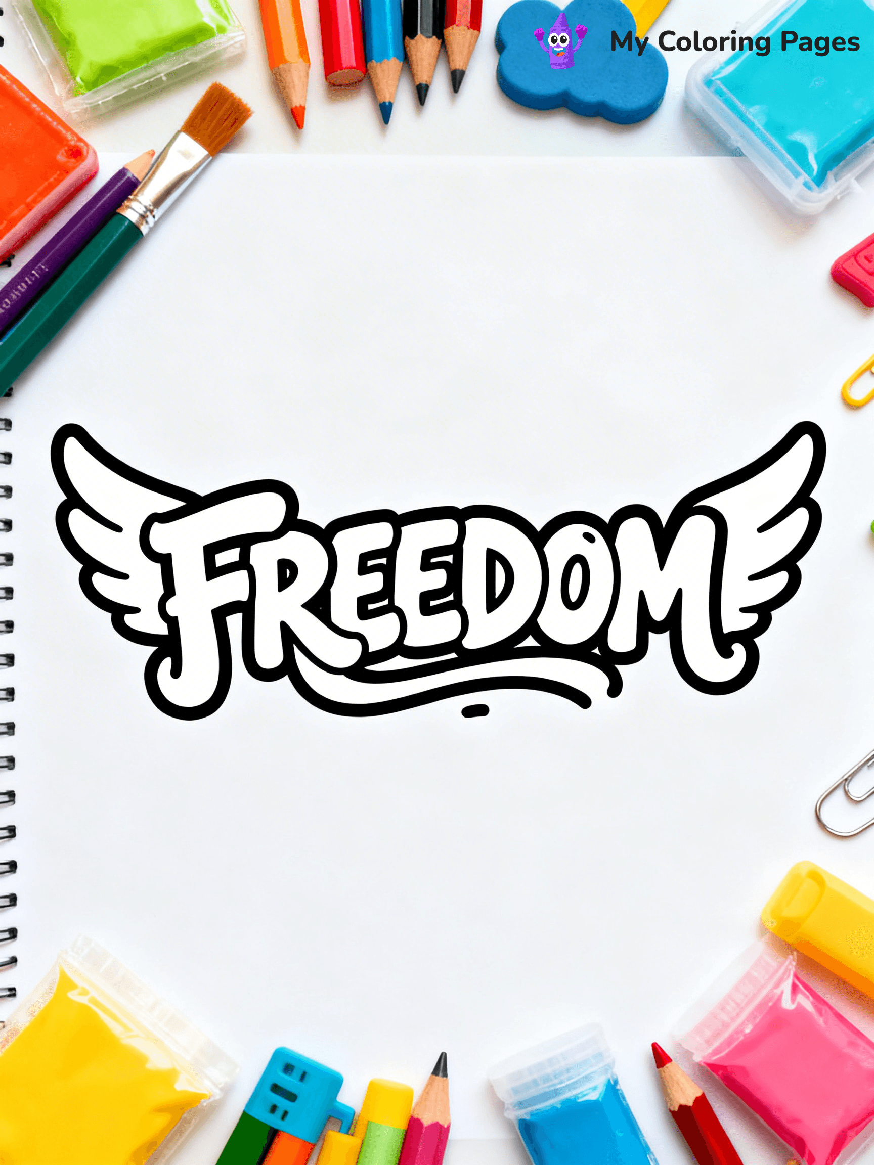 Graffiti Word Coloring Pages - 7