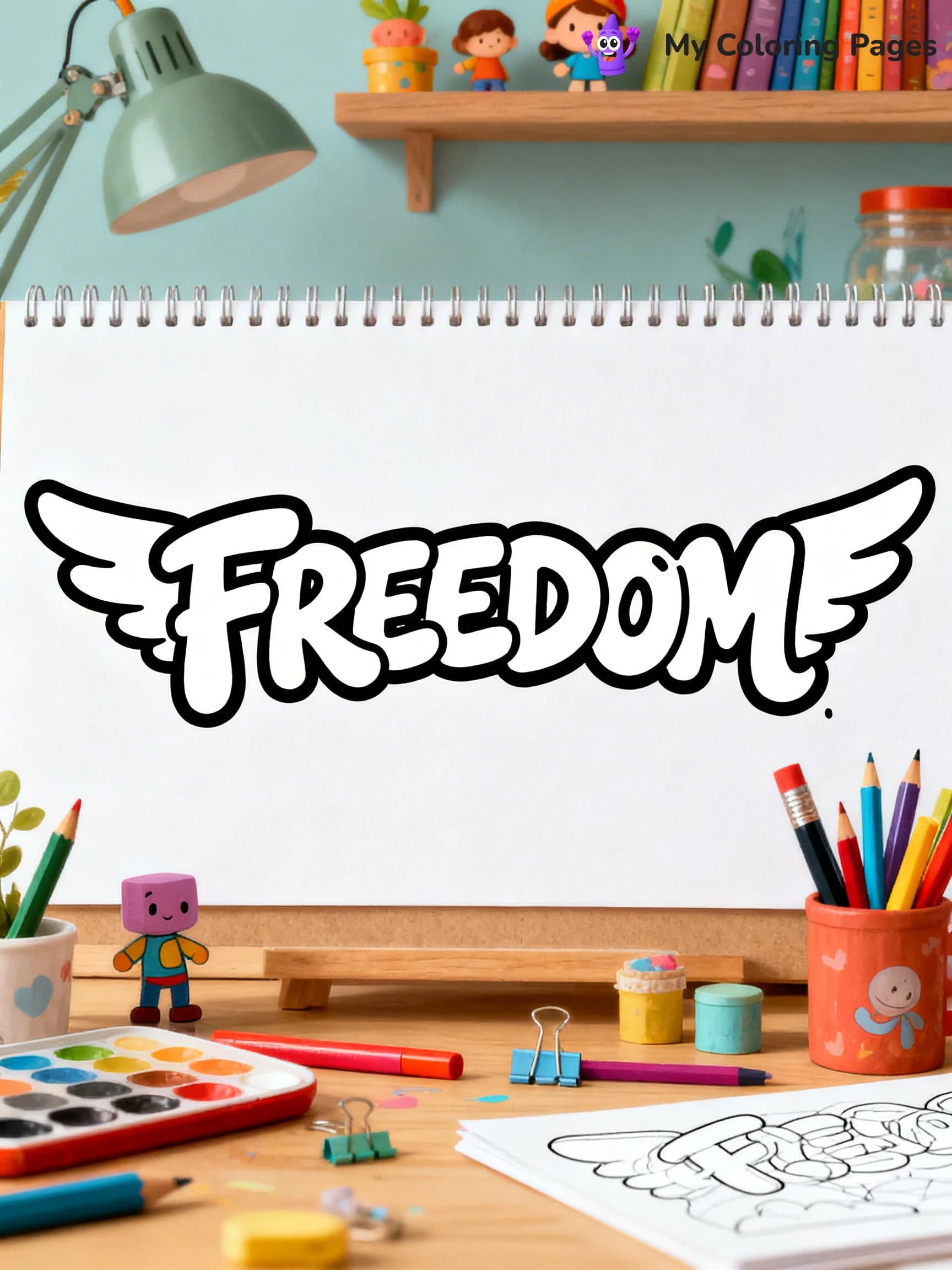 Graffiti Word Coloring Pages - 5