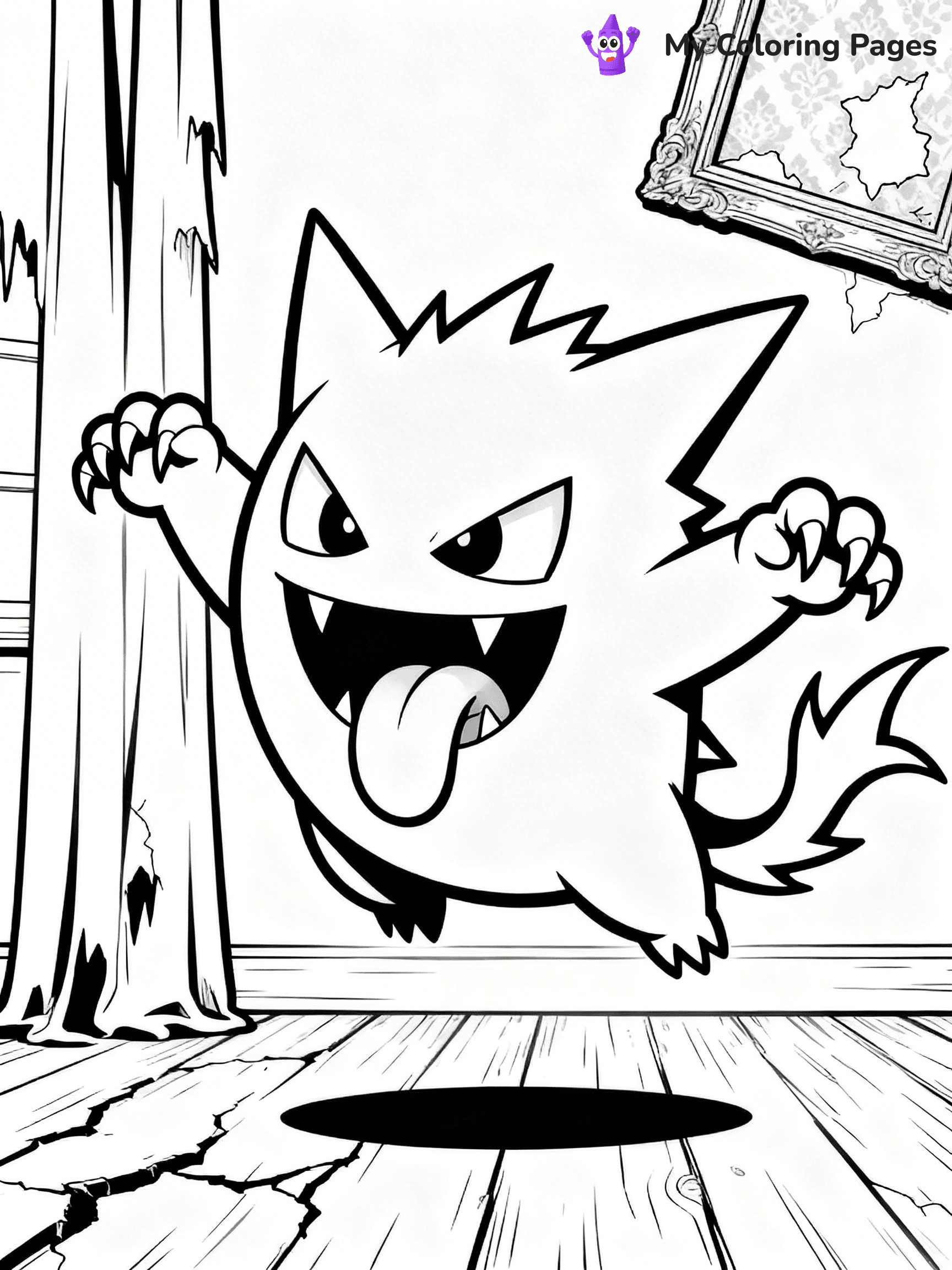 Haunter Coloring Pages - 7
